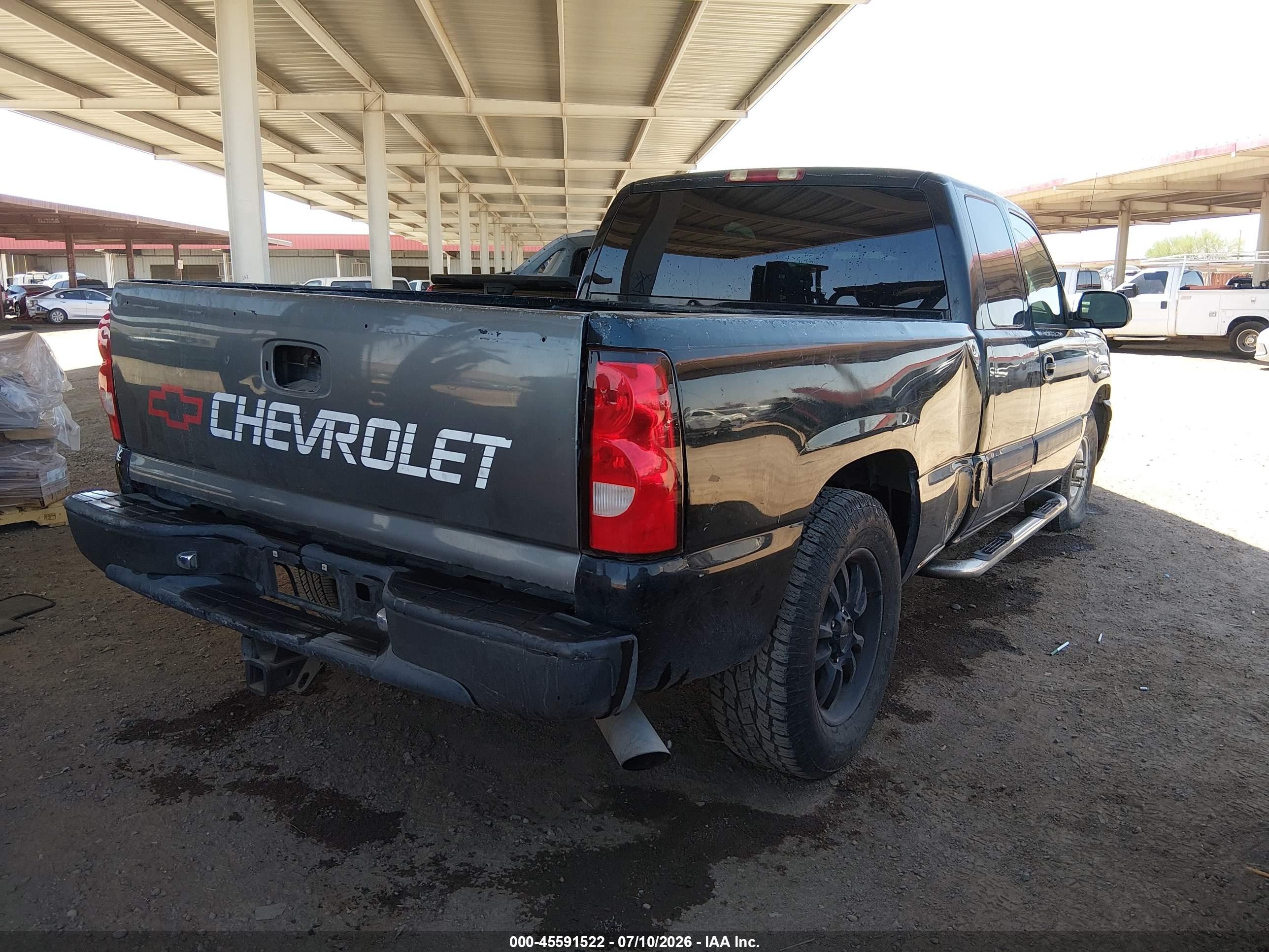 2004 Chevrolet Silverado 1500 Z71 Black vin: 2GCEK19T941239821