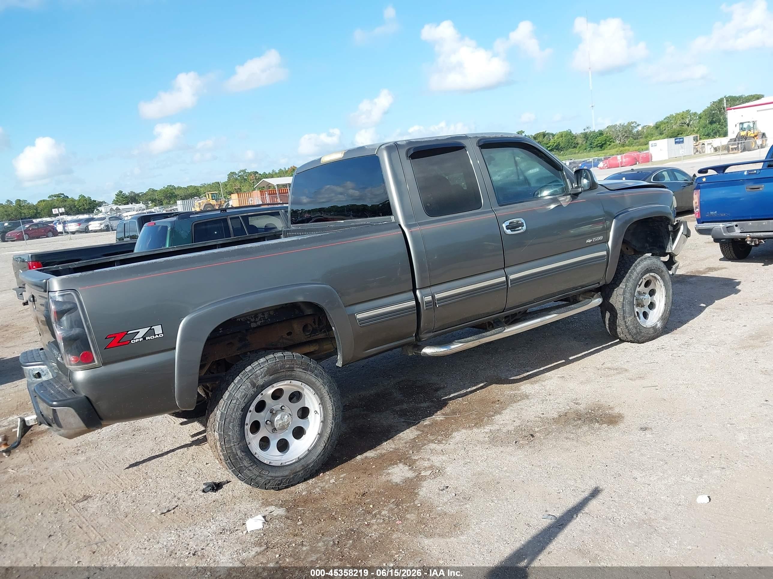 2001 Chevrolet Silverado 1500 Lt Gray vin: 2GCEK19TX11367786