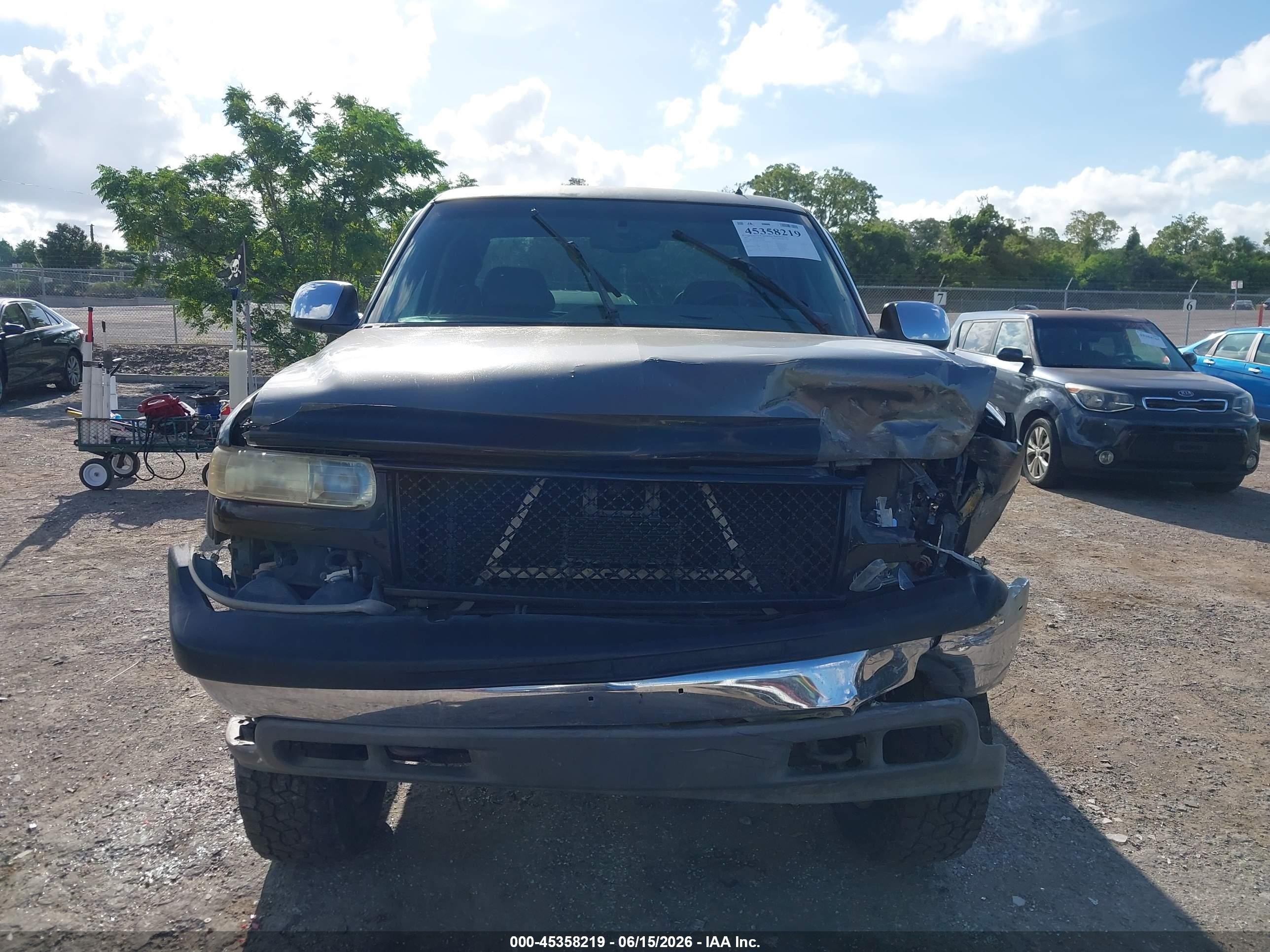 2001 Chevrolet Silverado 1500 Lt Gray vin: 2GCEK19TX11367786