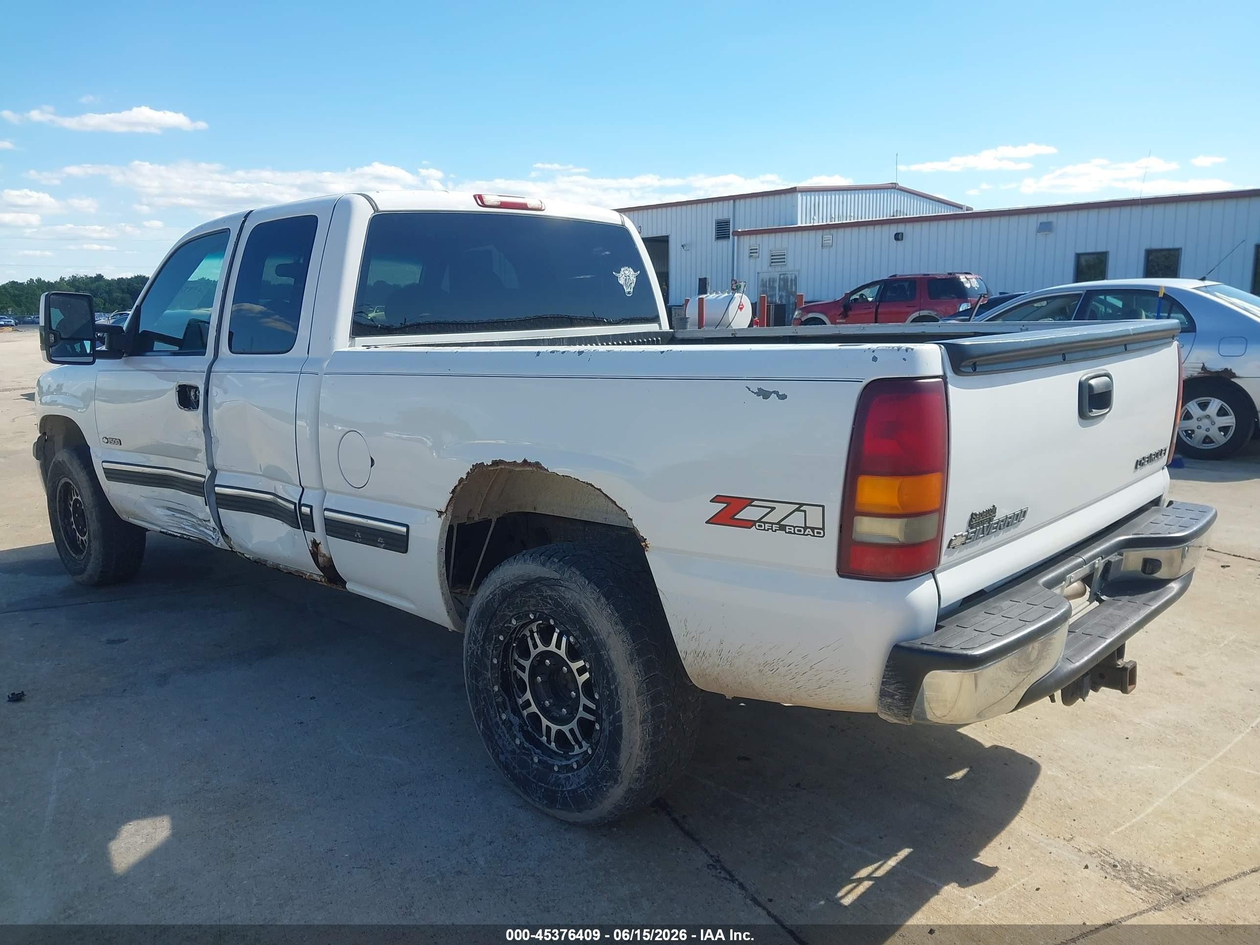 2002 Chevrolet Silverado 1500 Ls White vin: 2GCEK19TX21339875