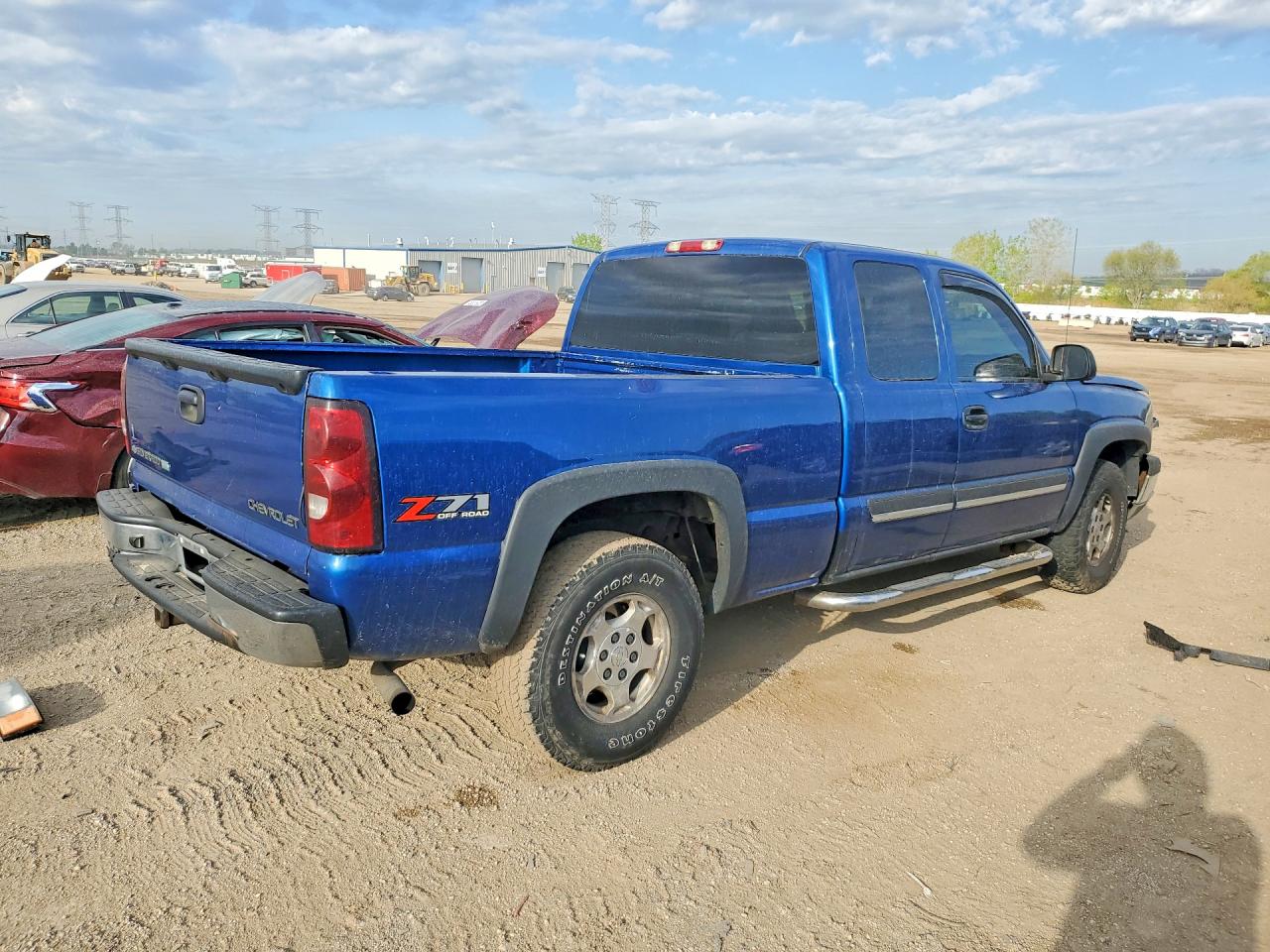 2003 Chevrolet Silverado K1500 Blue vin: 2GCEK19TX31116138
