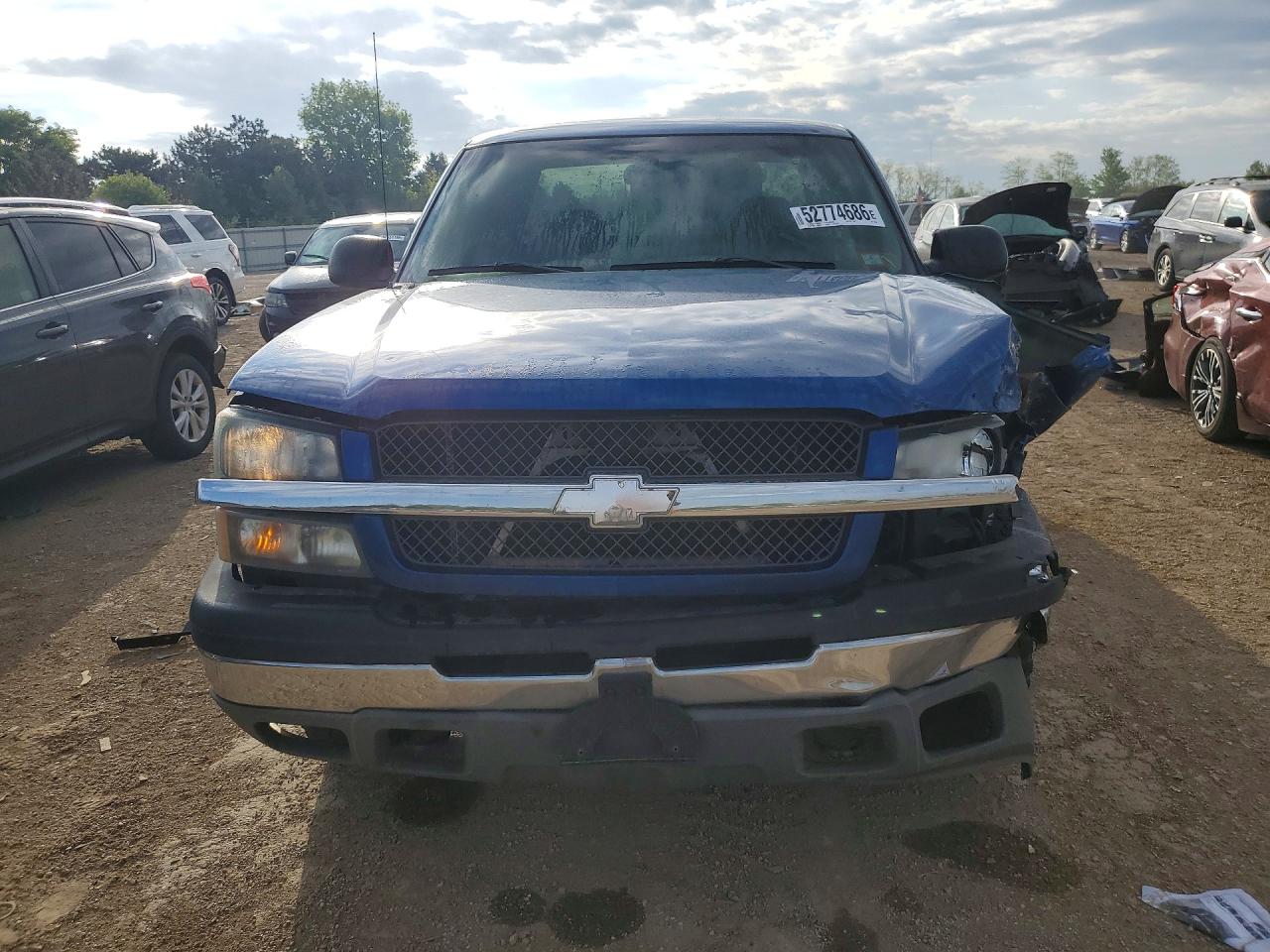 2003 Chevrolet Silverado K1500 Blue vin: 2GCEK19TX31116138