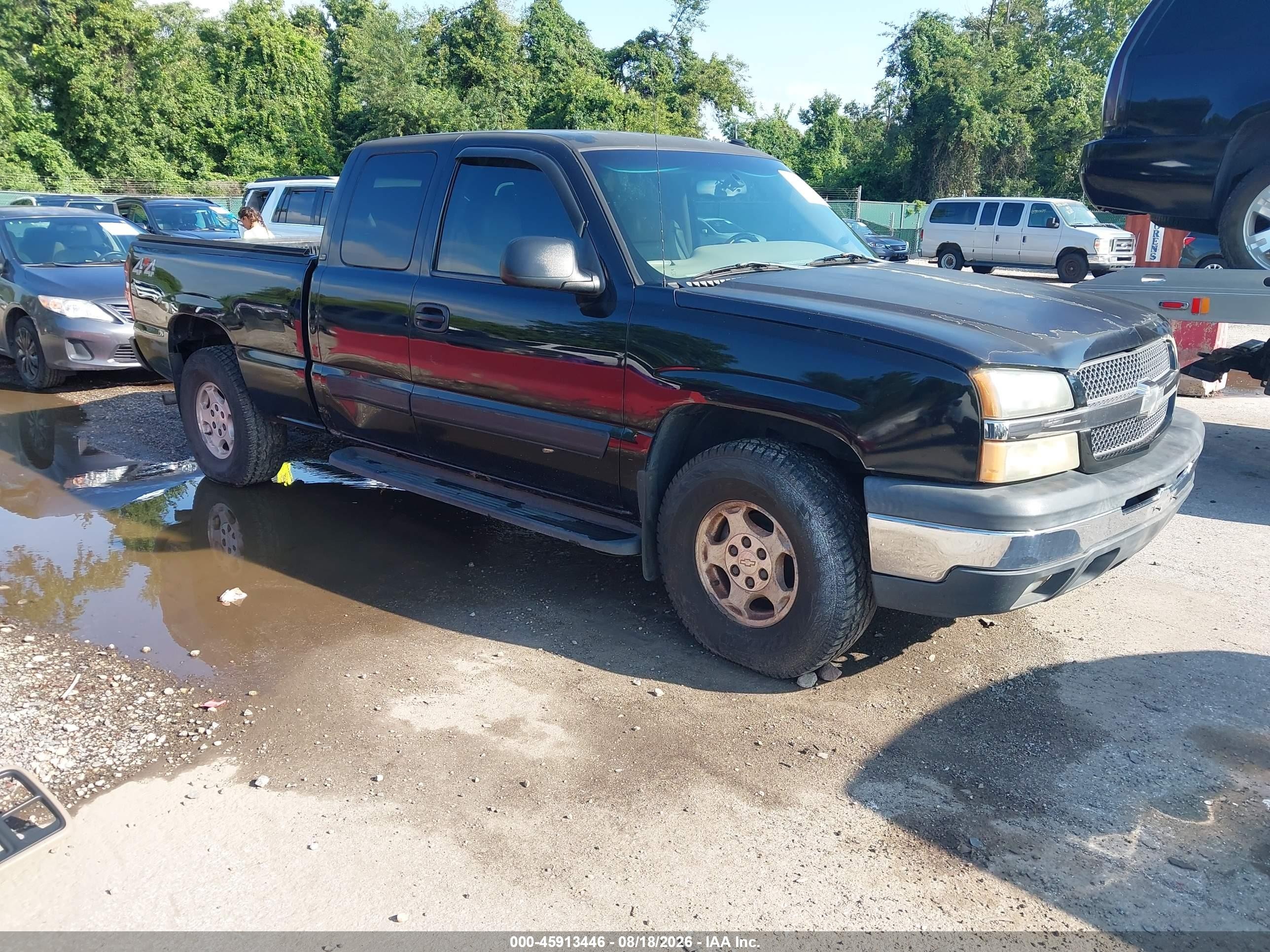 2003 Chevrolet Silverado 1500 Lt Black vin: 2GCEK19TX31174444