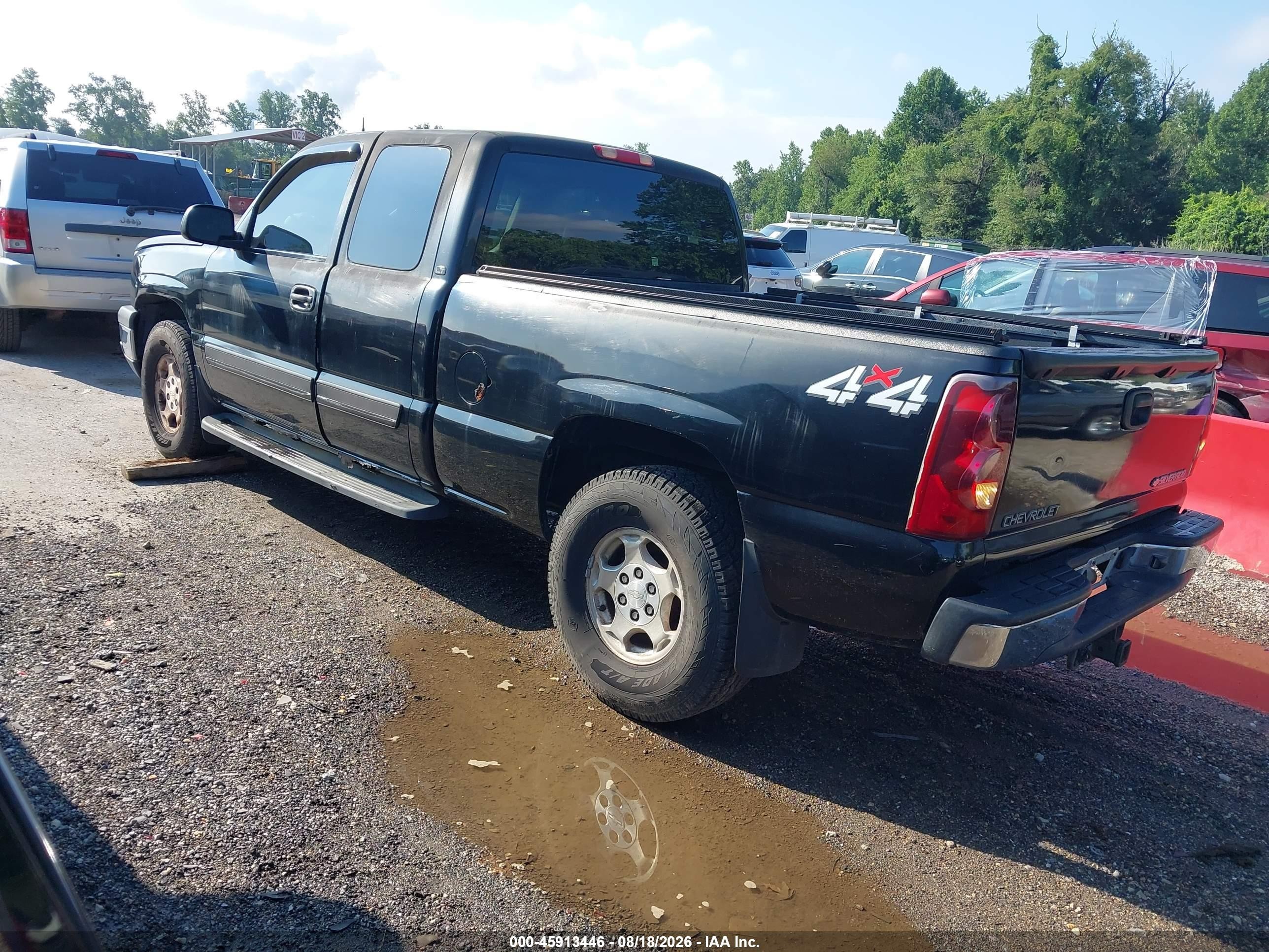 2003 Chevrolet Silverado 1500 Lt Black vin: 2GCEK19TX31174444