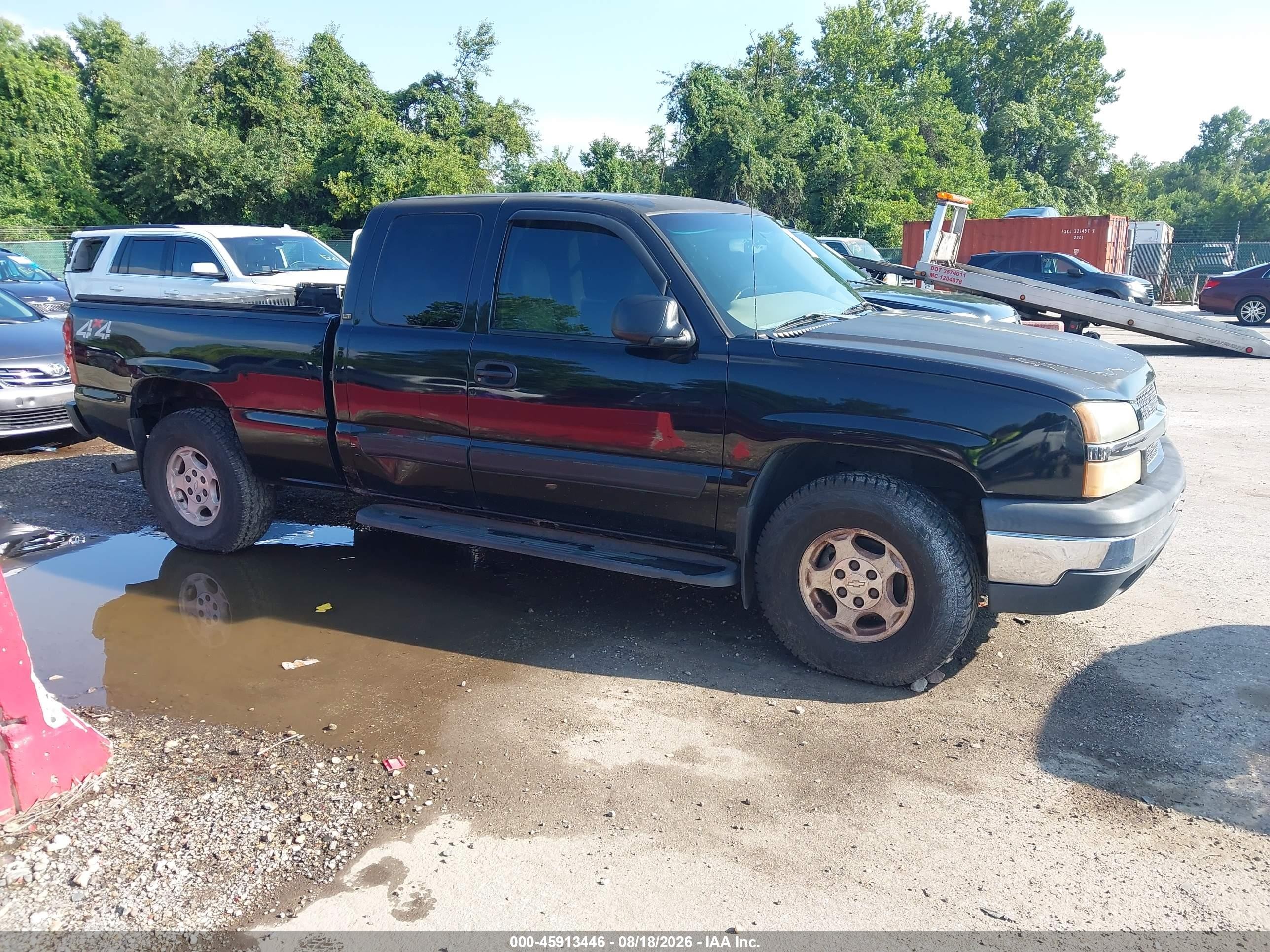 2003 Chevrolet Silverado 1500 Lt Black vin: 2GCEK19TX31174444