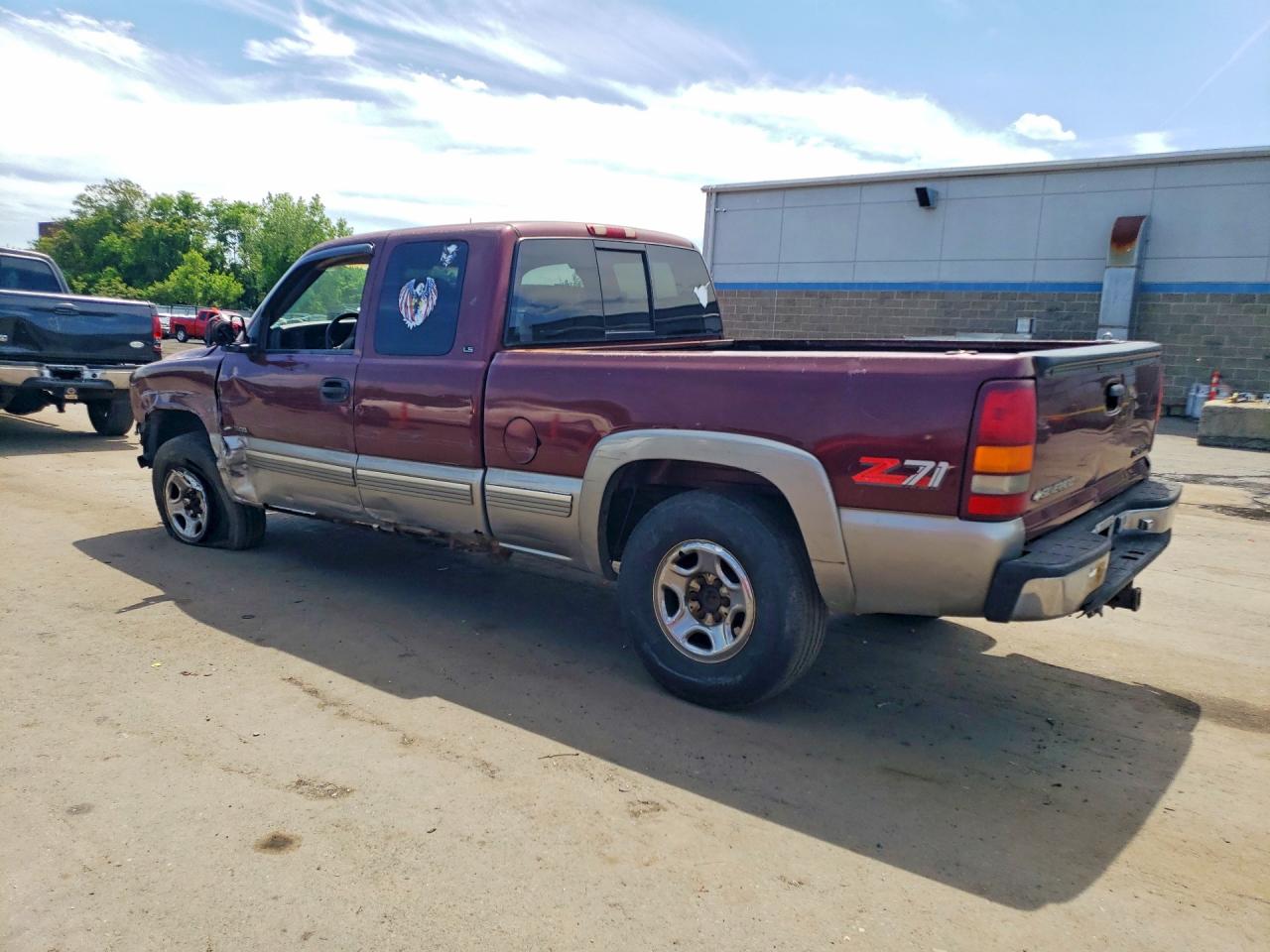 2000 Chevrolet Silverado K1500 Burgundy vin: 2GCEK19TXY1145615