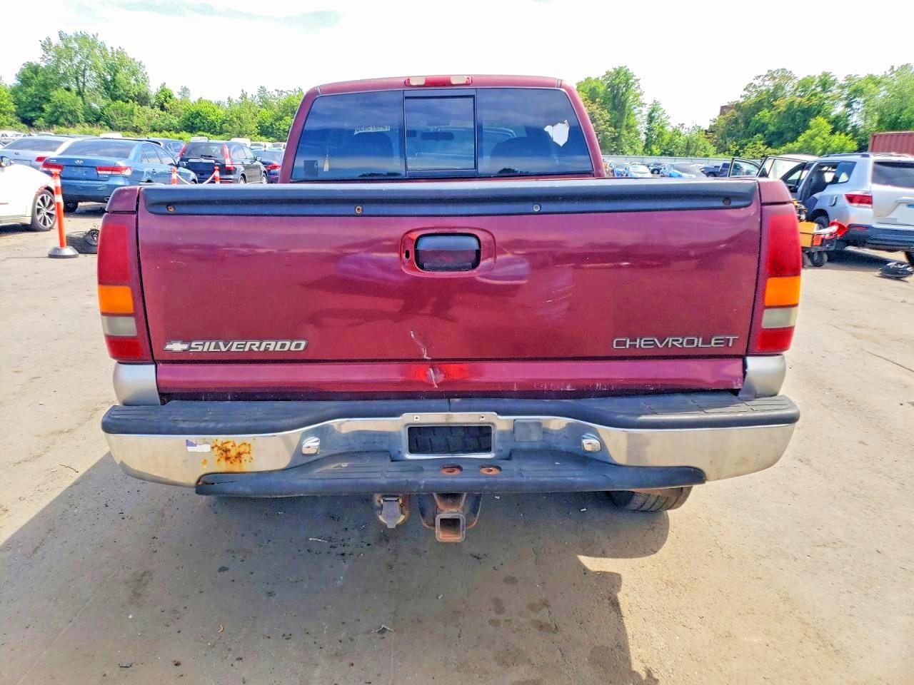 2000 Chevrolet Silverado K1500 Burgundy vin: 2GCEK19TXY1145615