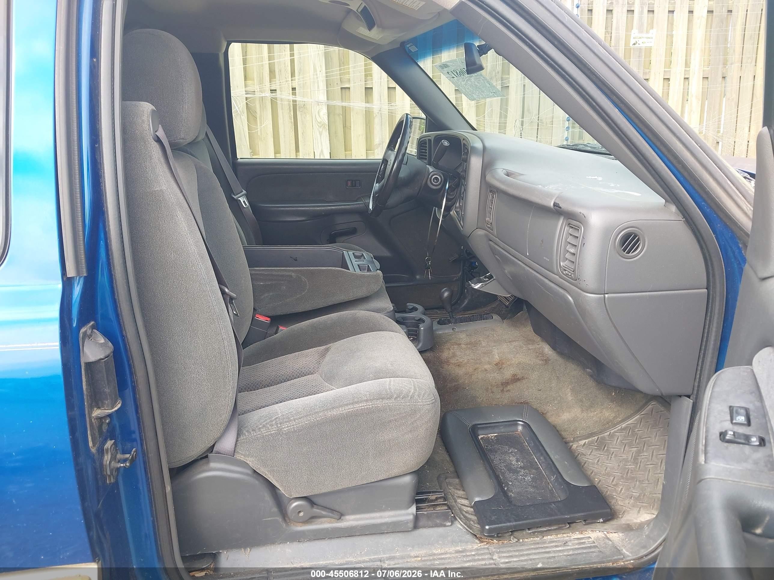 2003 Chevrolet Silverado 1500 Ls Blue vin: 2GCEK19V131268231