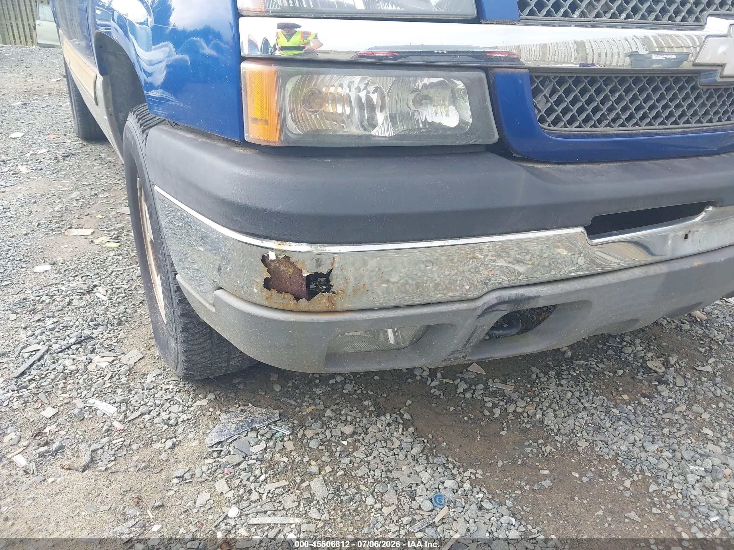 2003 Chevrolet Silverado 1500 Ls Blue vin: 2GCEK19V131268231