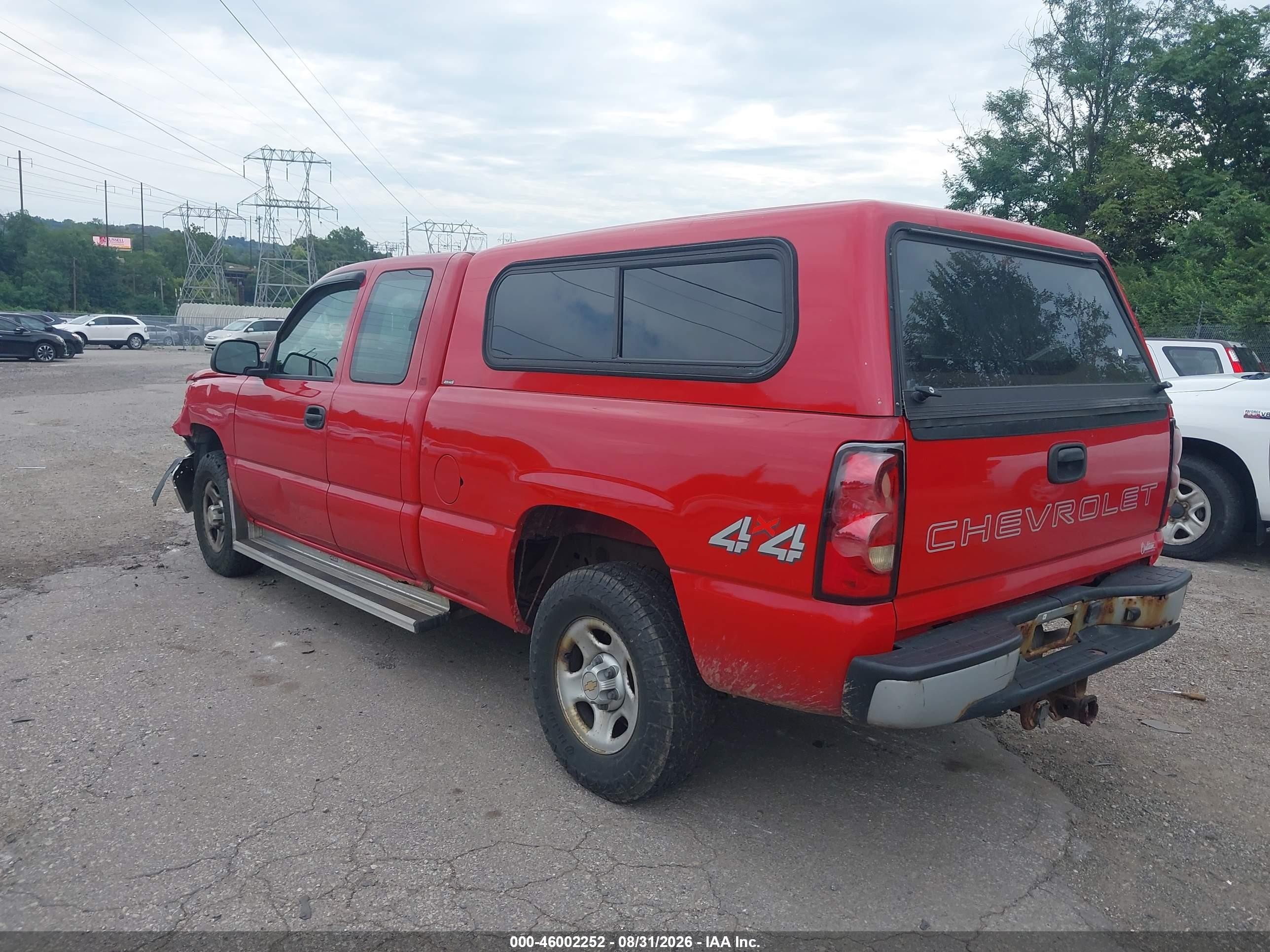 2004 Chevrolet Silverado 1500 Work Truck Красный vin: 2GCEK19V141113373