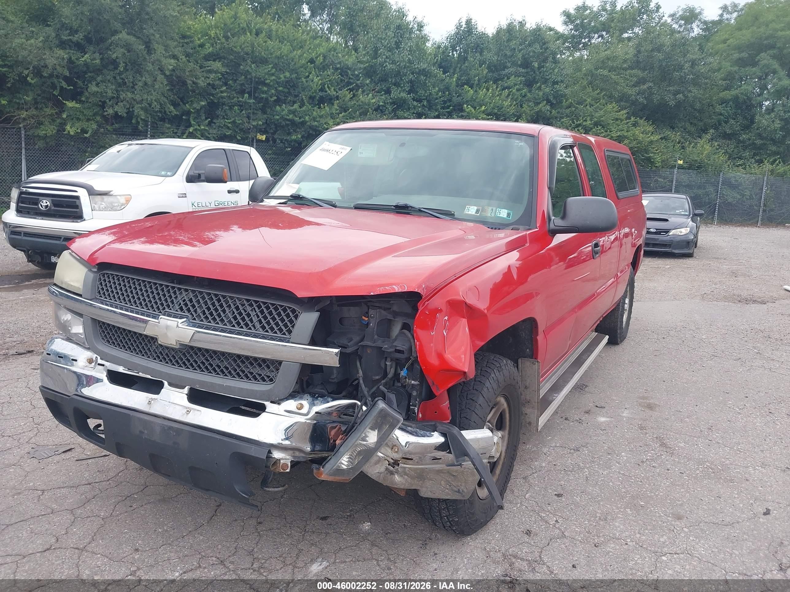 2004 Chevrolet Silverado 1500 Work Truck Красный vin: 2GCEK19V141113373