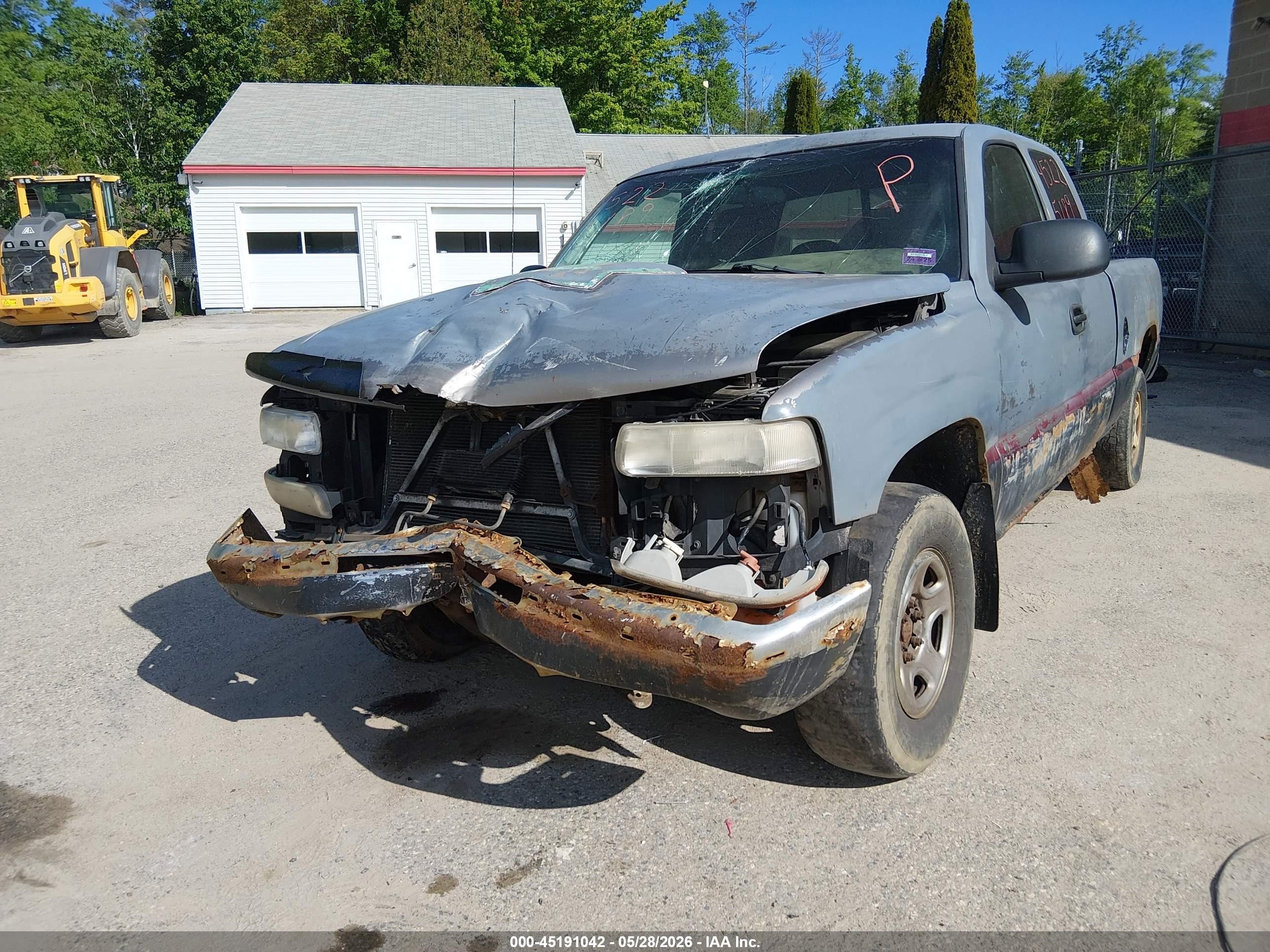 2000 Chevrolet Silverado 1500 Ls/lt Gray vin: 2GCEK19V1Y1208943