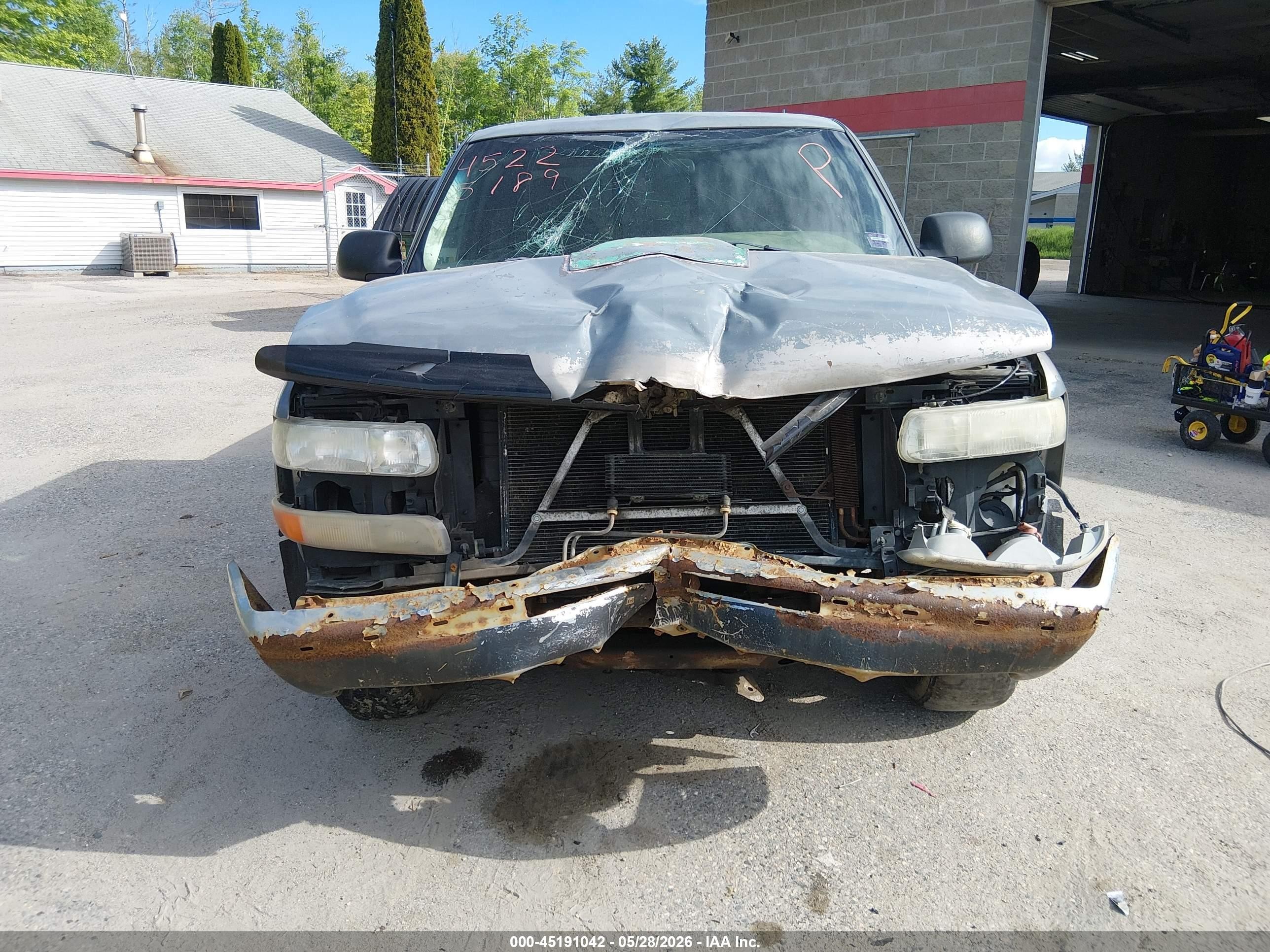 2000 Chevrolet Silverado 1500 Ls/lt Gray vin: 2GCEK19V1Y1208943