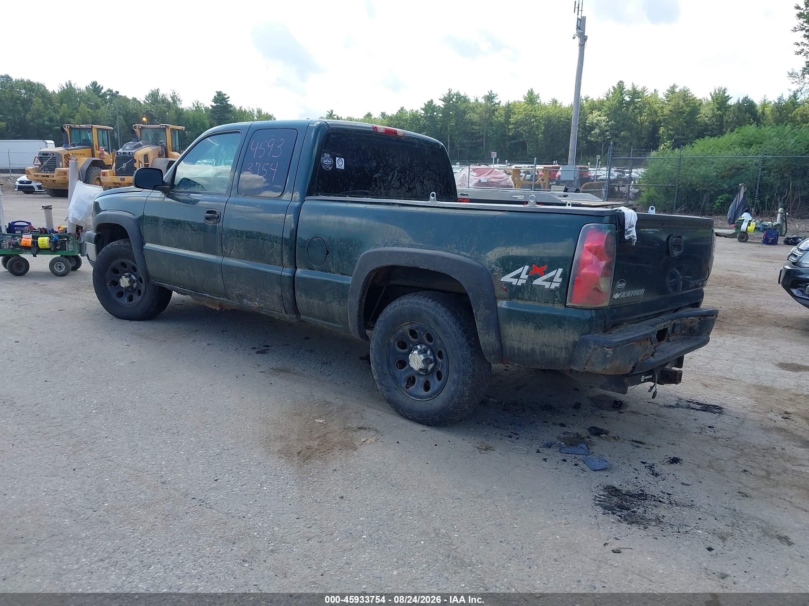 2006 Chevrolet Silverado 1500 Work Truck Зеленый vin: 2GCEK19V261148930