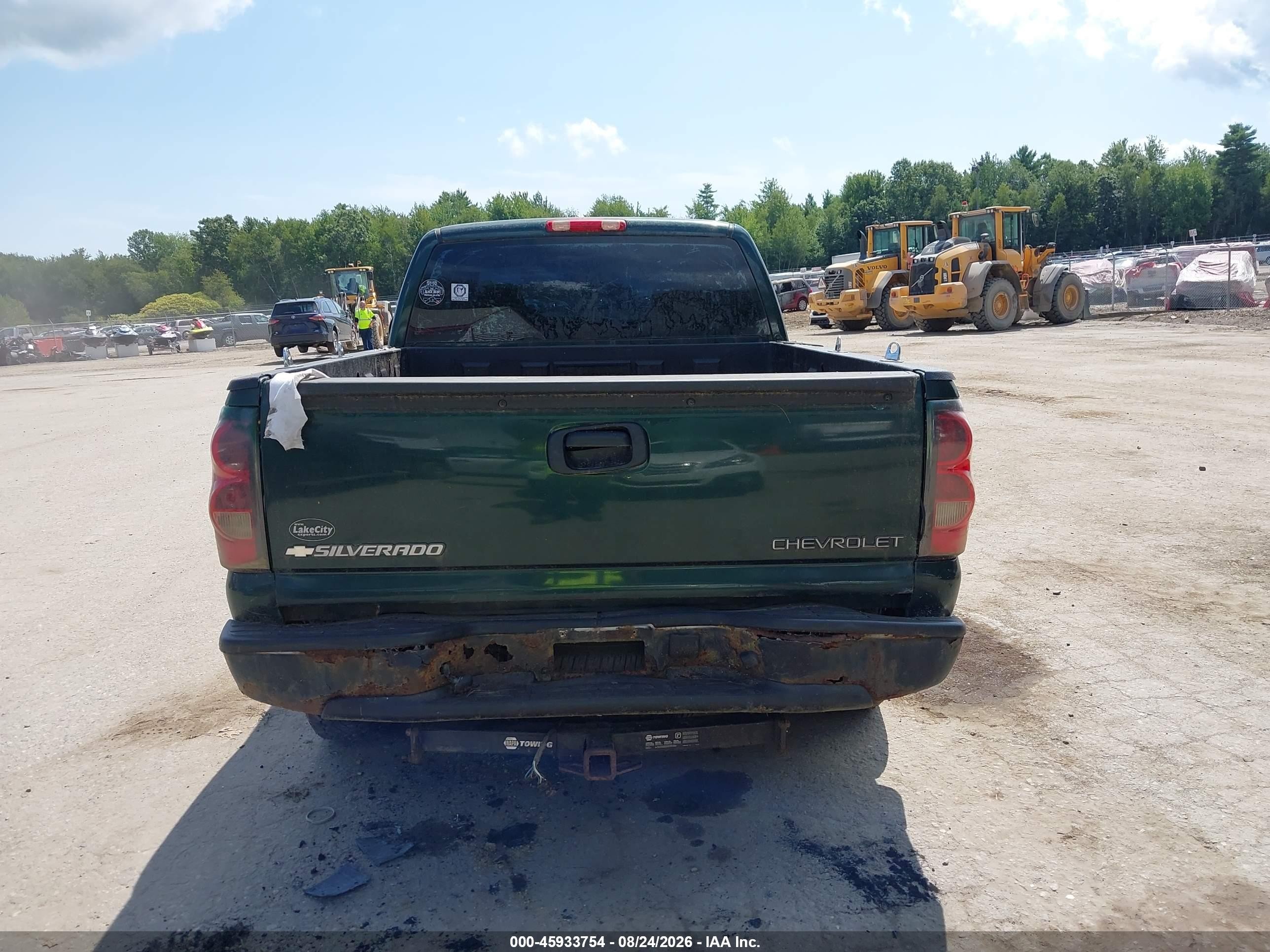 2006 Chevrolet Silverado 1500 Work Truck Зеленый vin: 2GCEK19V261148930