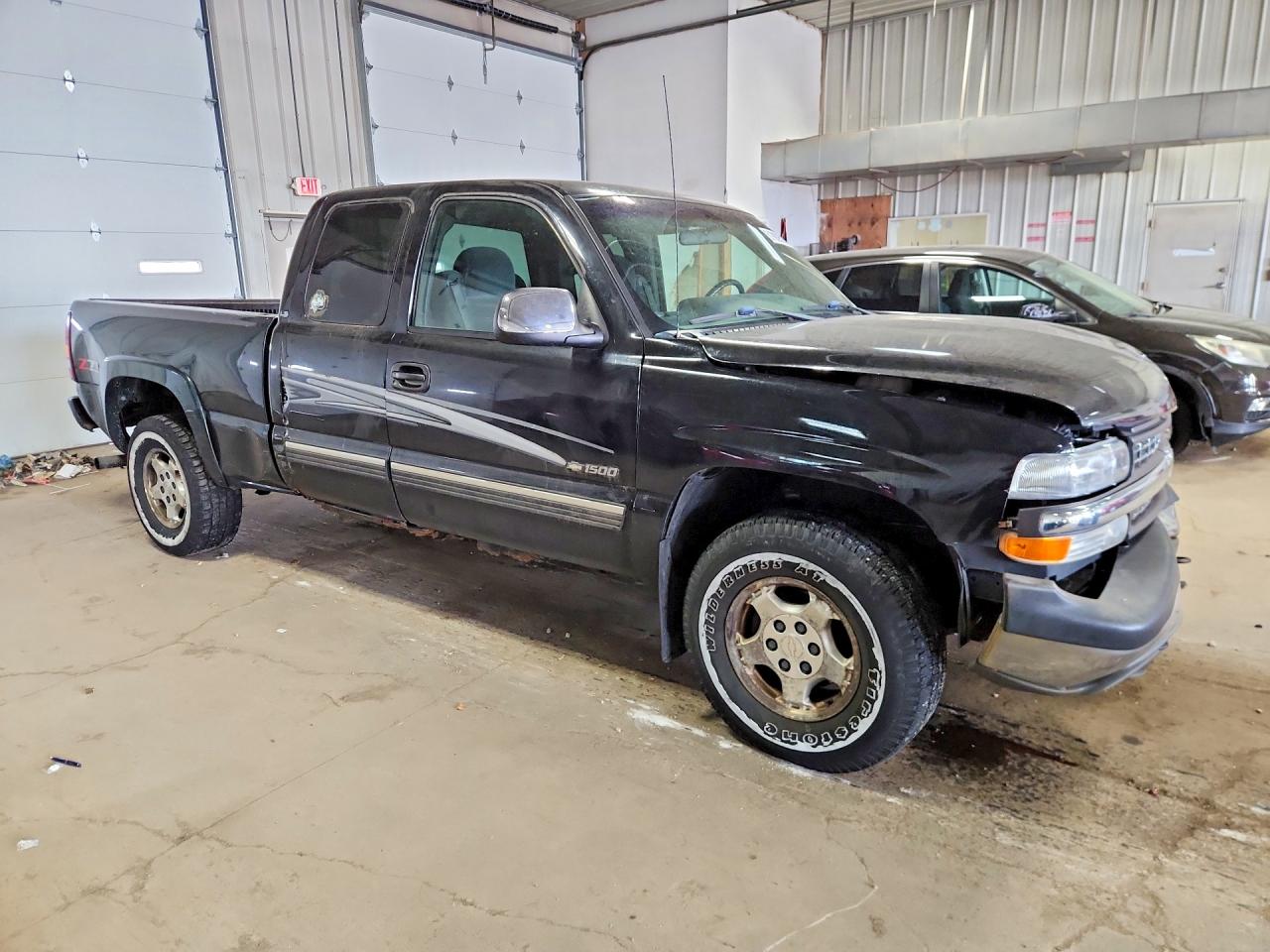 2002 Chevrolet Silverado K1500 Black vin: 2GCEK19V321251638