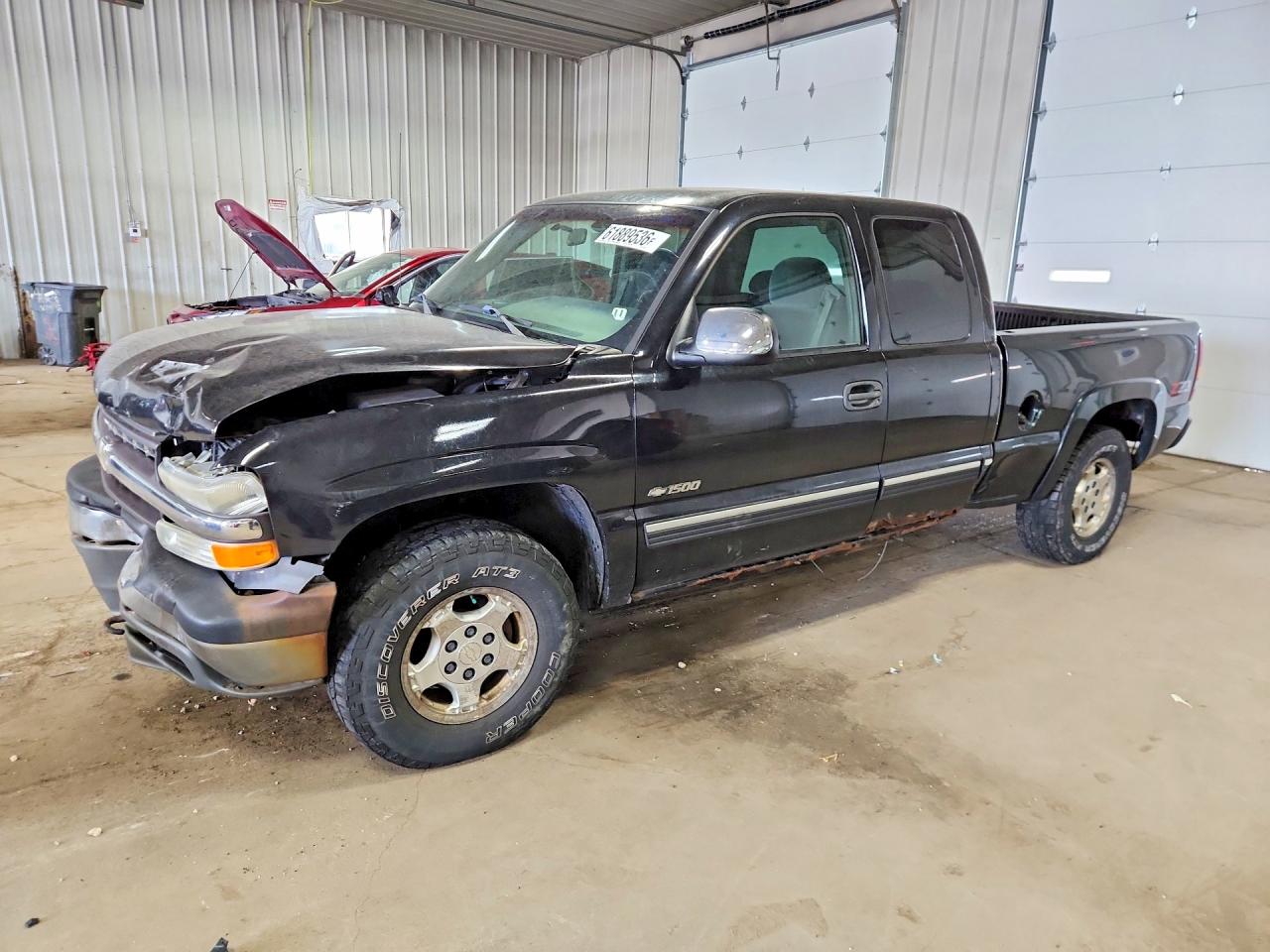 2002 Chevrolet Silverado K1500 Black vin: 2GCEK19V321251638