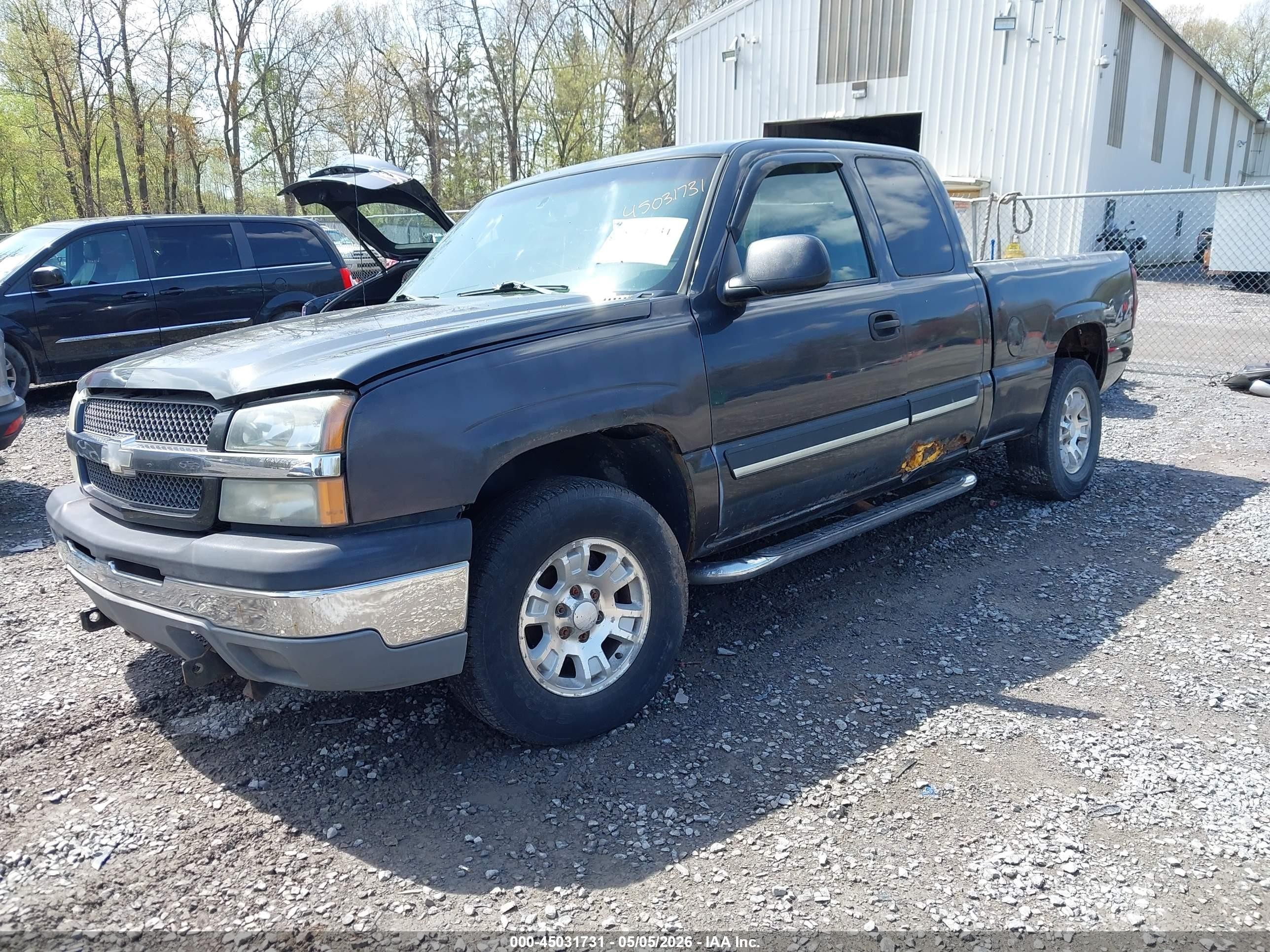 2003 Chevrolet Silverado 1500 Ls Gray vin: 2GCEK19V331254007