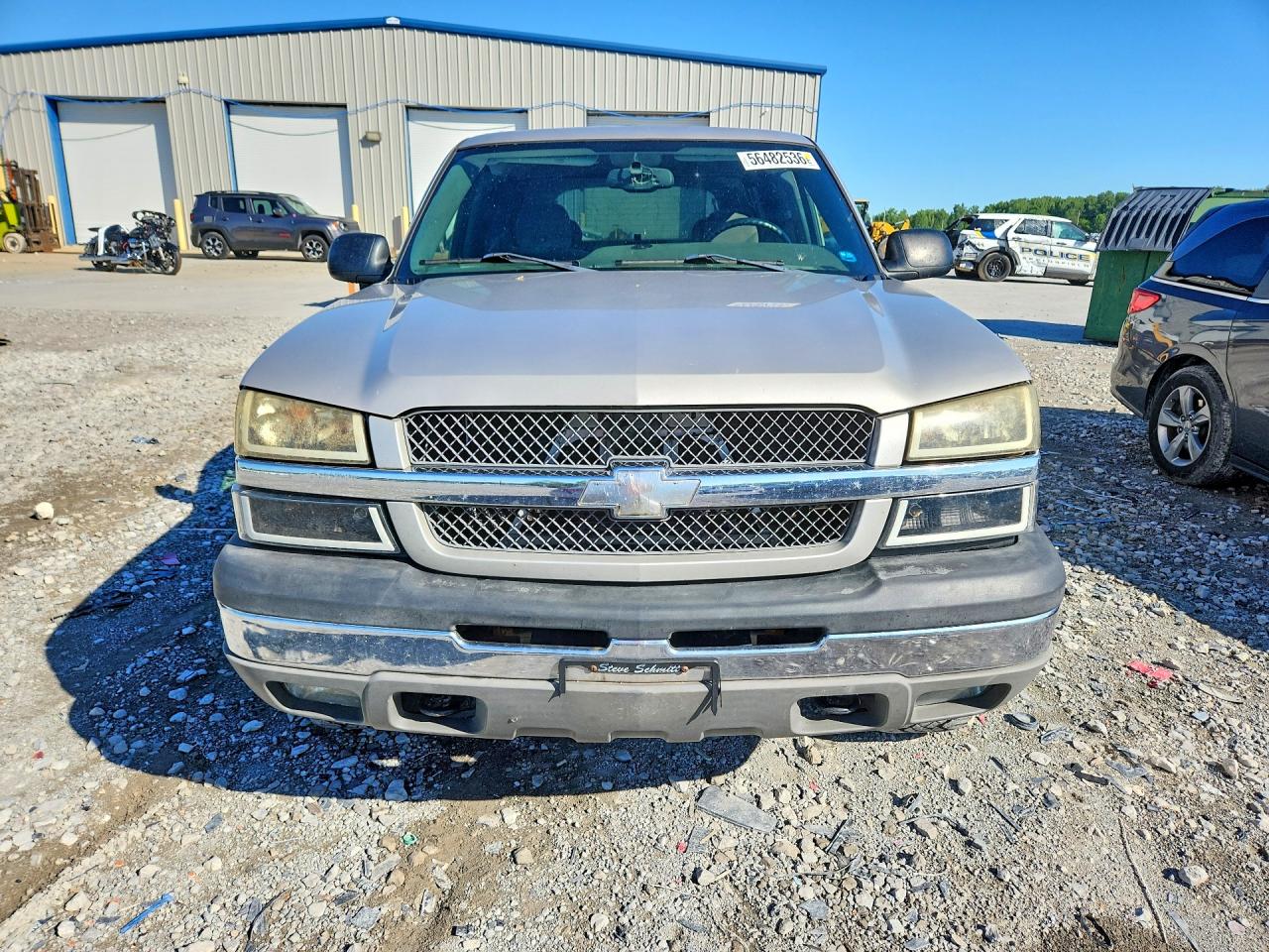 2004 Chevrolet Silverado K1500 Silver vin: 2GCEK19V341250542