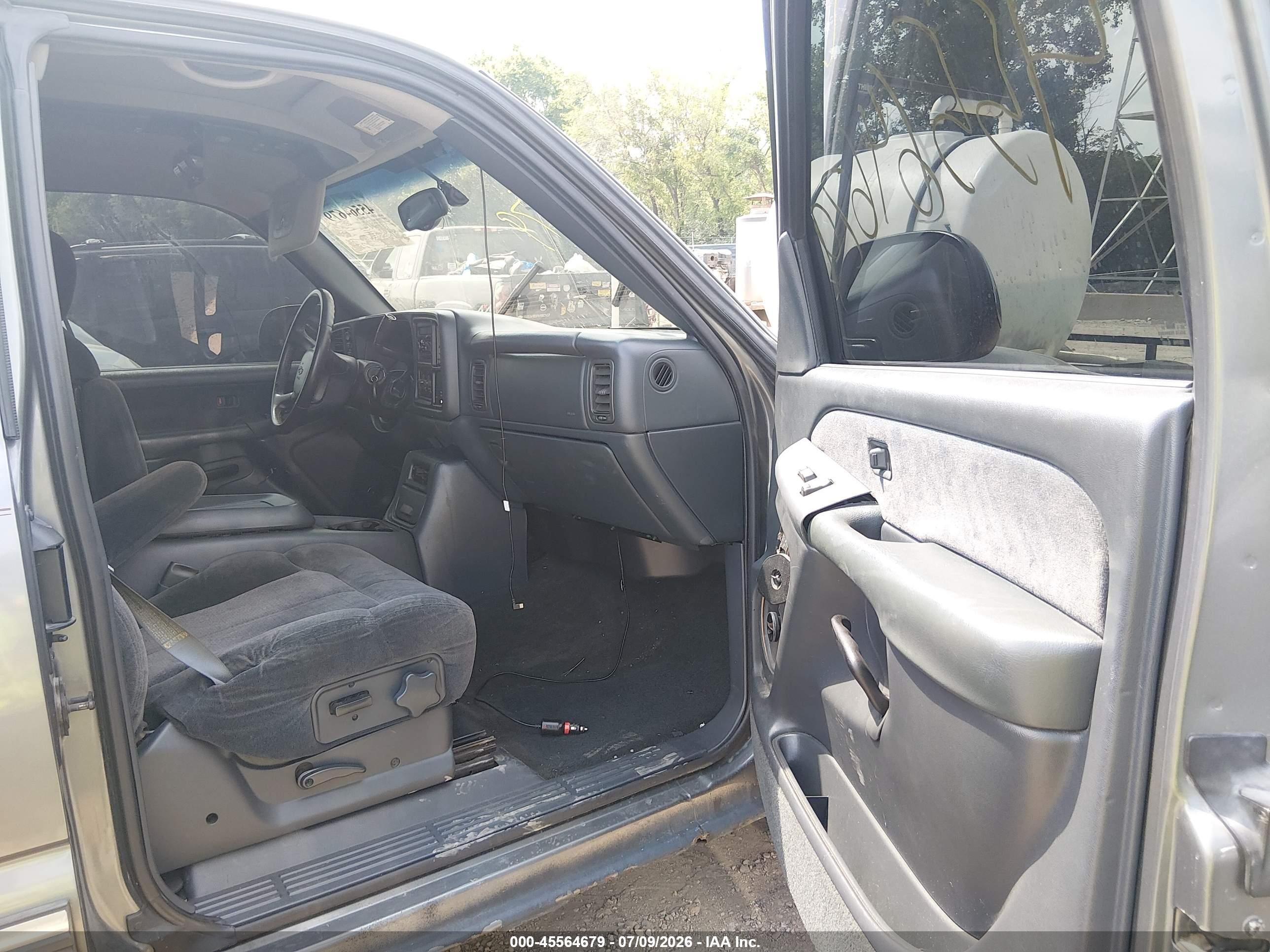 2000 Chevrolet Silverado 1500 Ls Gray vin: 2GCEK19V3Y1232791