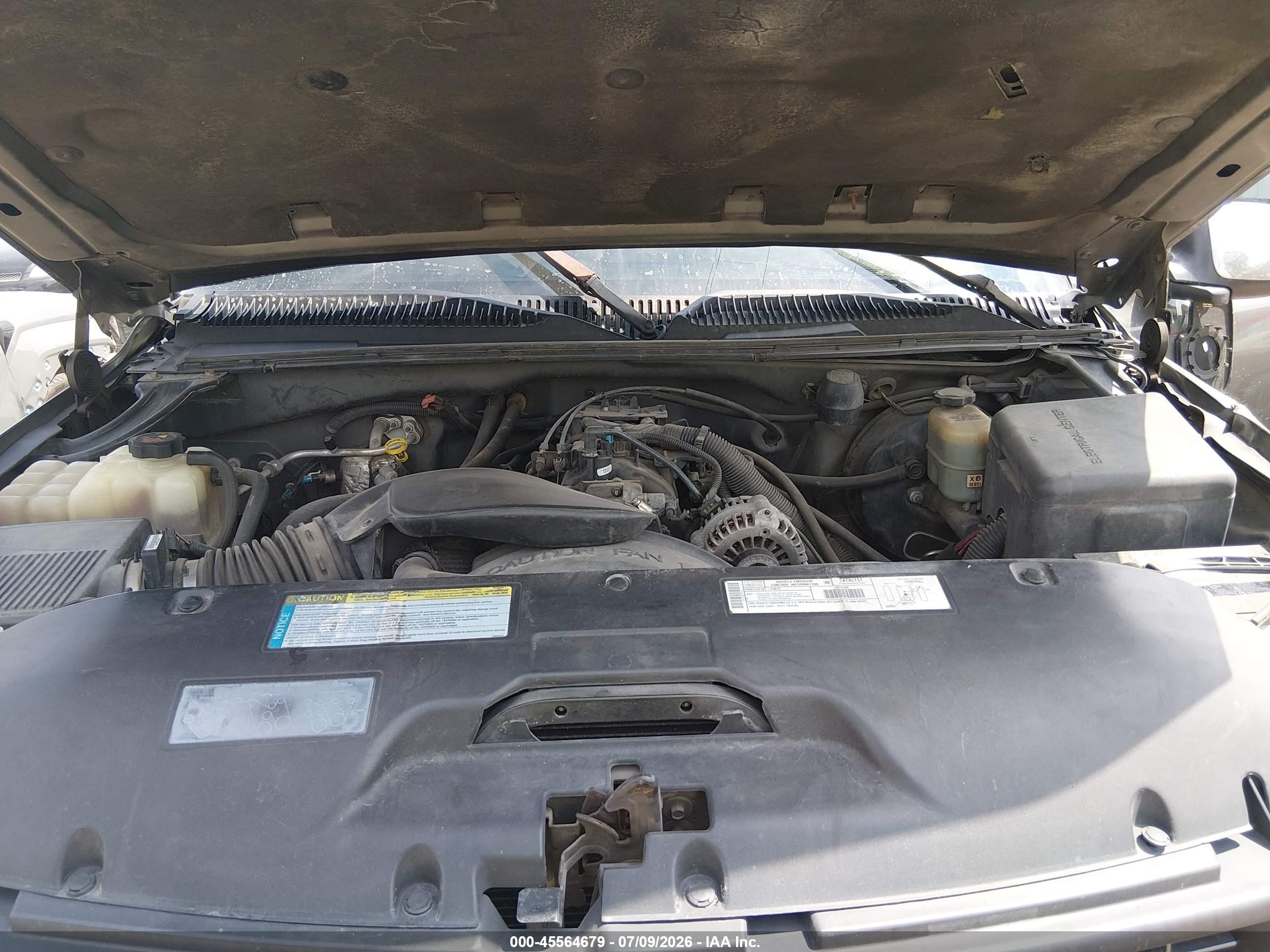 2000 Chevrolet Silverado 1500 Ls Gray vin: 2GCEK19V3Y1232791