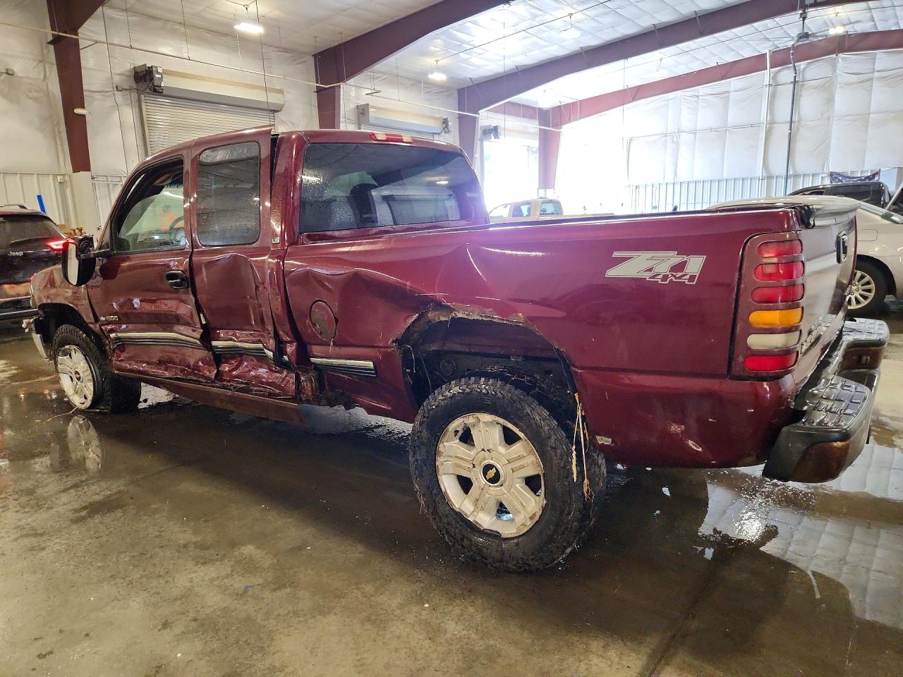 2001 Chevrolet Silverado K1500 Maroon vin: 2GCEK19V511401666