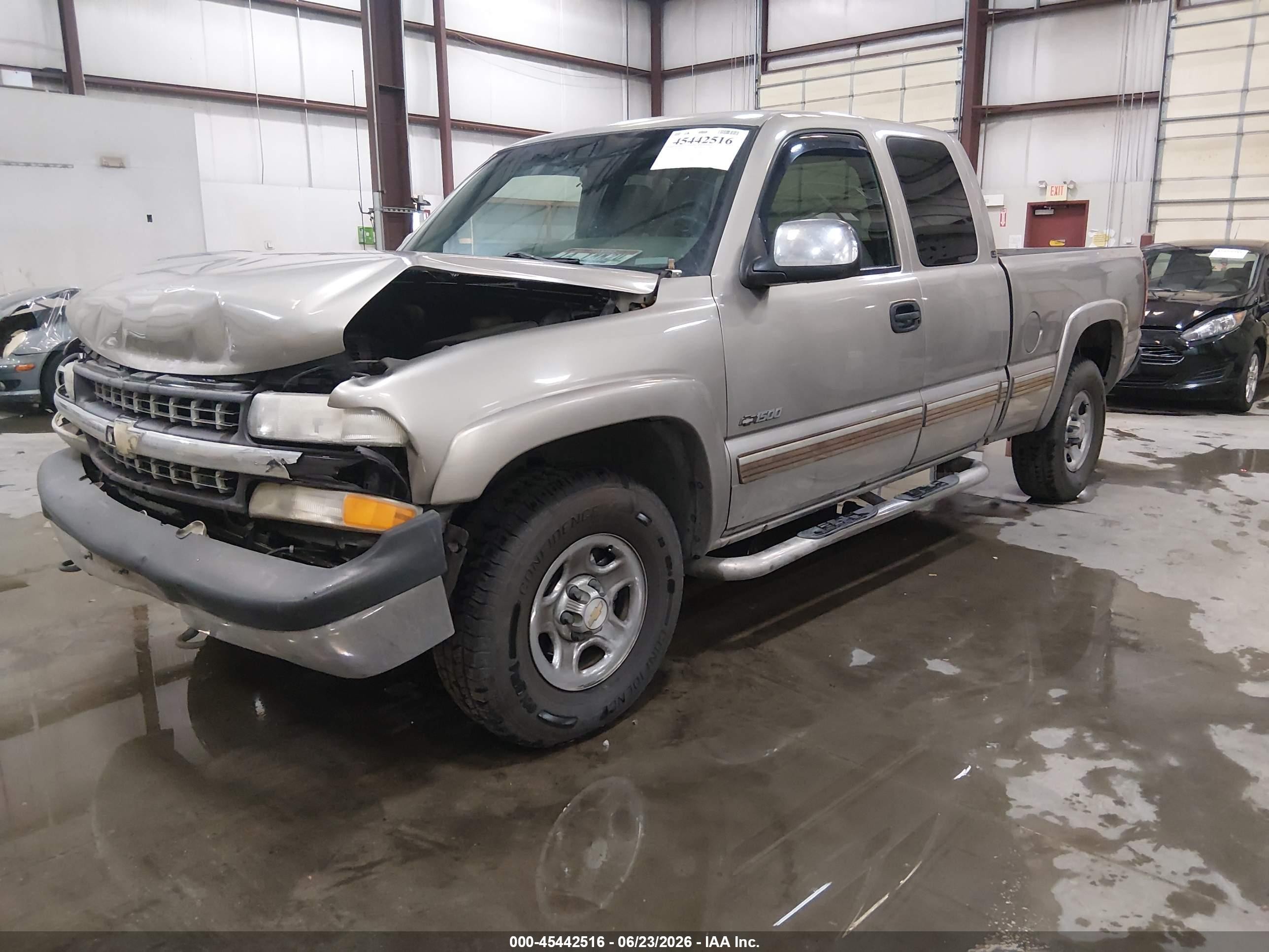2002 Chevrolet Silverado 1500 Ls Brown vin: 2GCEK19V521190857