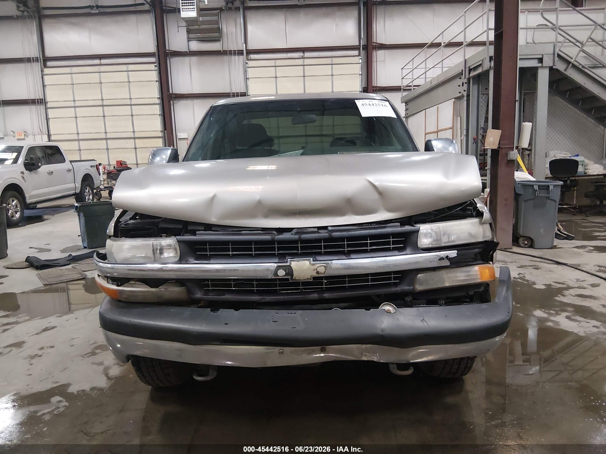 2002 Chevrolet Silverado 1500 Ls Brown vin: 2GCEK19V521190857