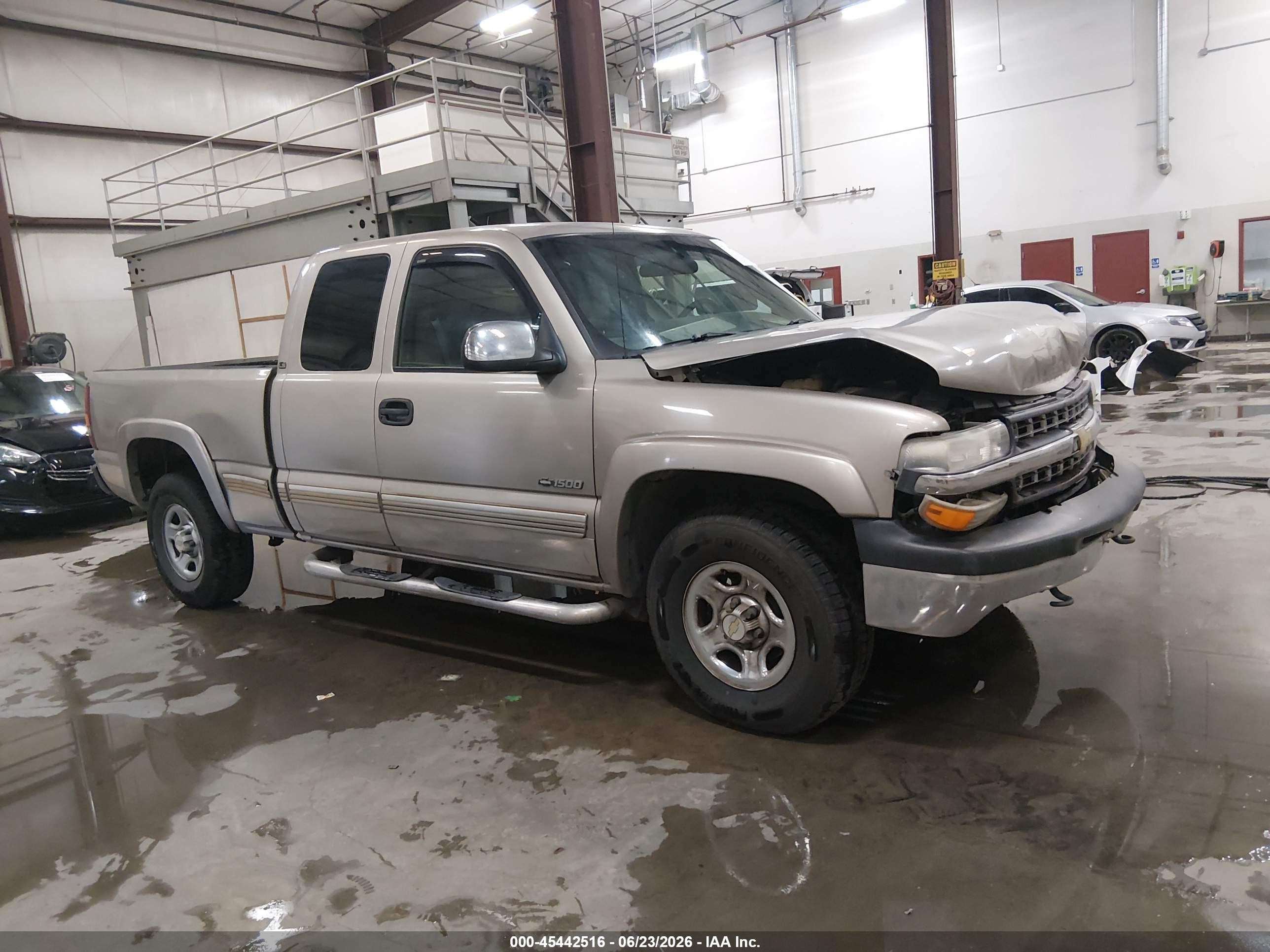 2002 Chevrolet Silverado 1500 Ls Brown vin: 2GCEK19V521190857