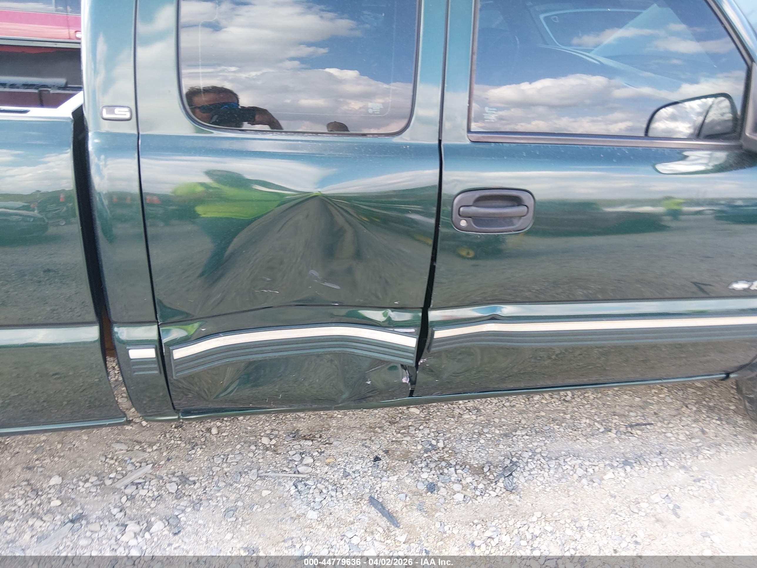 2001 Chevrolet Silverado 1500 Ls Green vin: 2GCEK19V611300118