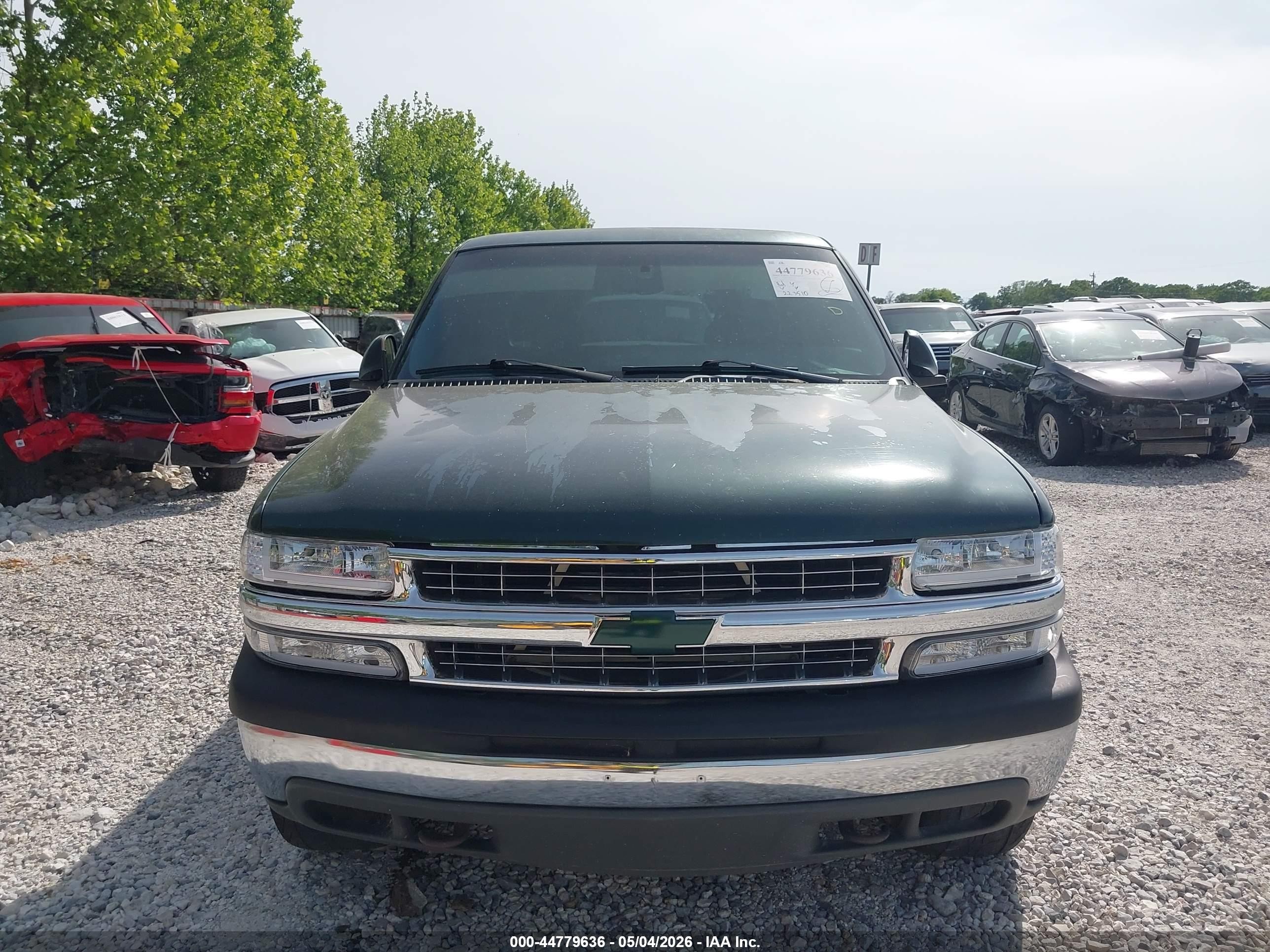 2001 Chevrolet Silverado 1500 Ls Green vin: 2GCEK19V611300118