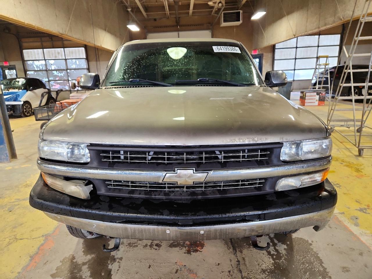 2002 Chevrolet Silverado K1500 Brown vin: 2GCEK19V621404593