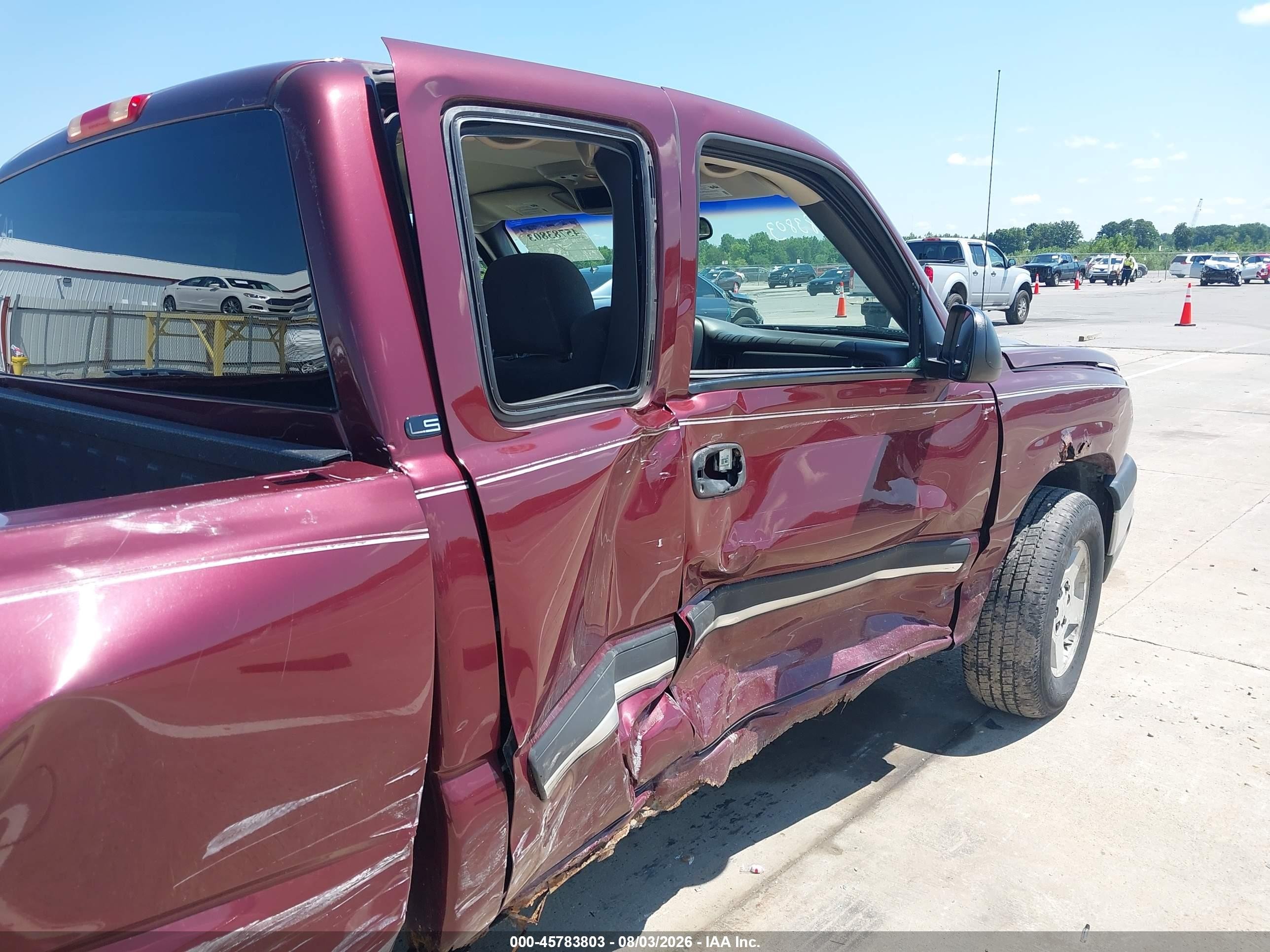 2003 Chevrolet Silverado 1500 Ls Бордовый vin: 2GCEK19V631256592