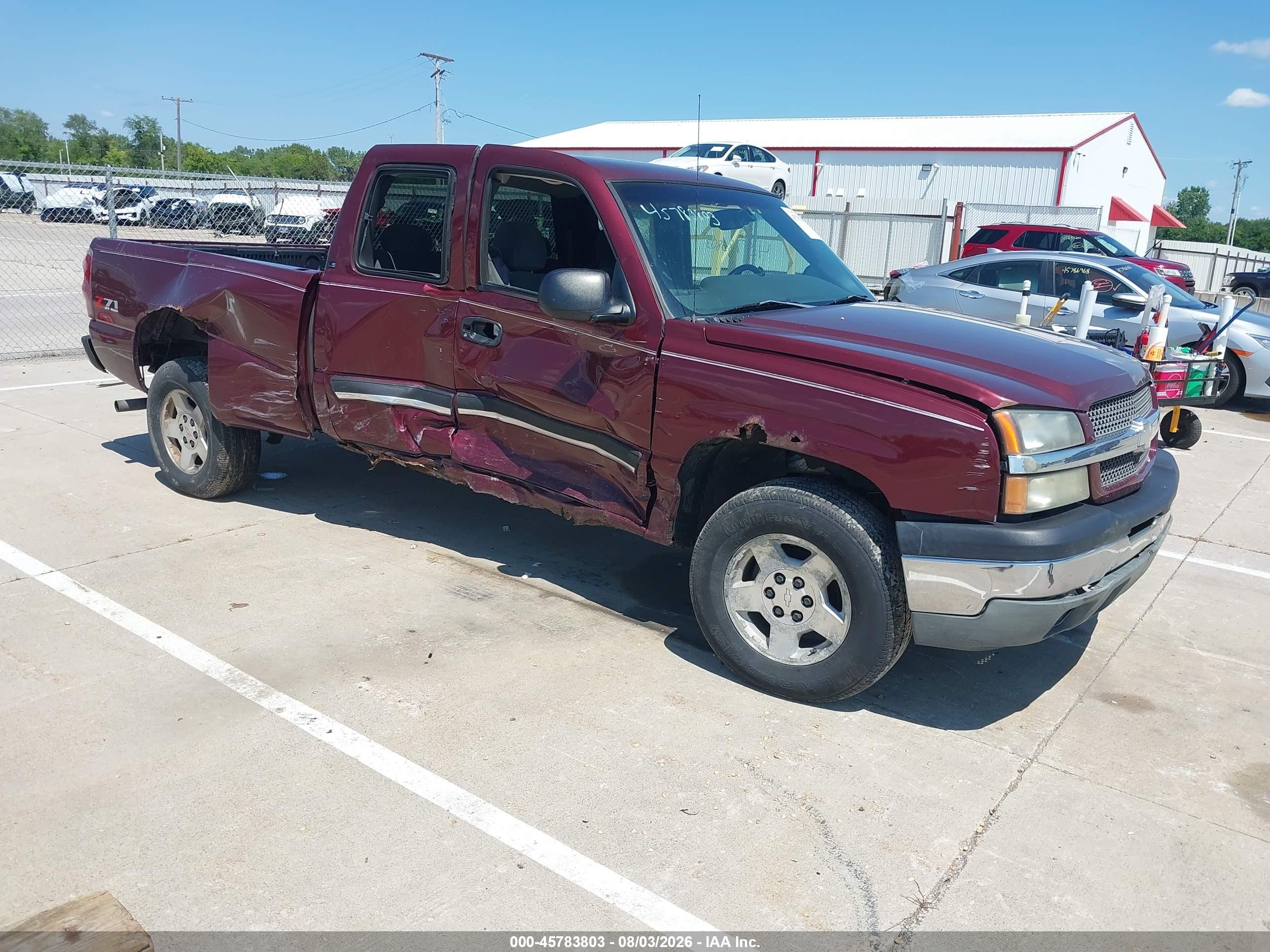 2003 Chevrolet Silverado 1500 Ls Burgundy vin: 2GCEK19V631256592