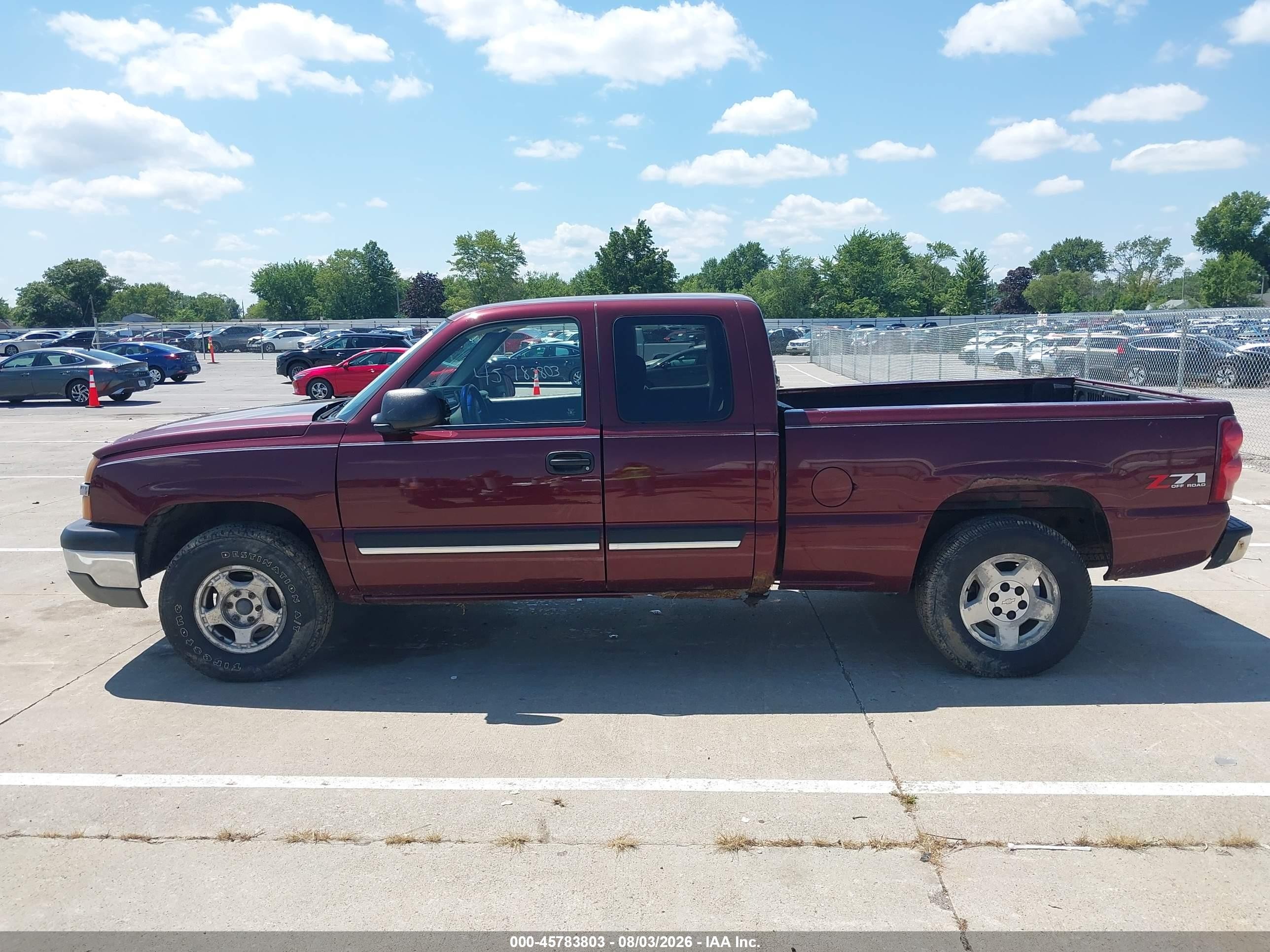 2003 Chevrolet Silverado 1500 Ls Бордовый vin: 2GCEK19V631256592