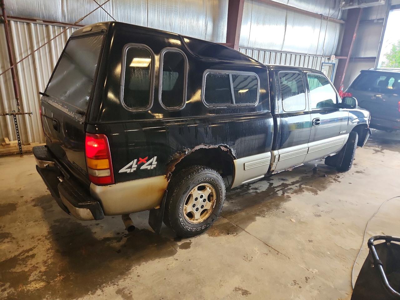 1999 Chevrolet Silverado K1500 Black vin: 2GCEK19V7X1139285