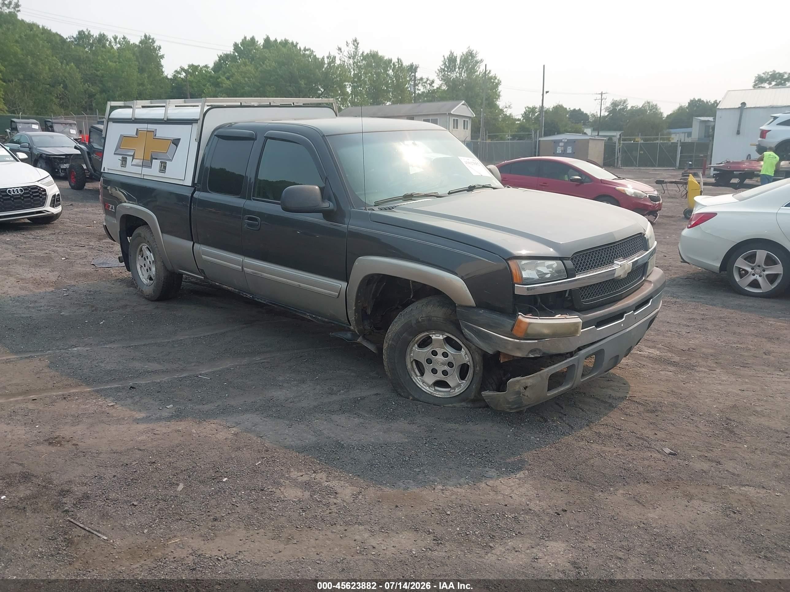 2003 Chevrolet Silverado 1500 Ls Black vin: 2GCEK19V831239700