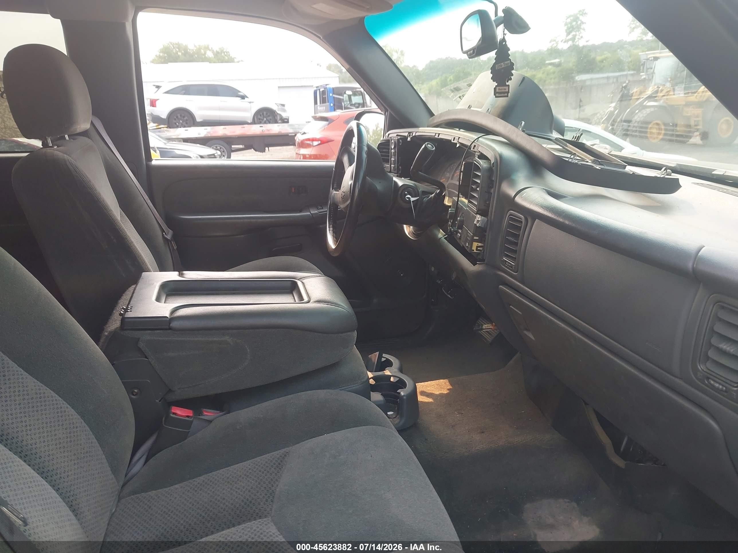 2003 Chevrolet Silverado 1500 Ls Black vin: 2GCEK19V831239700