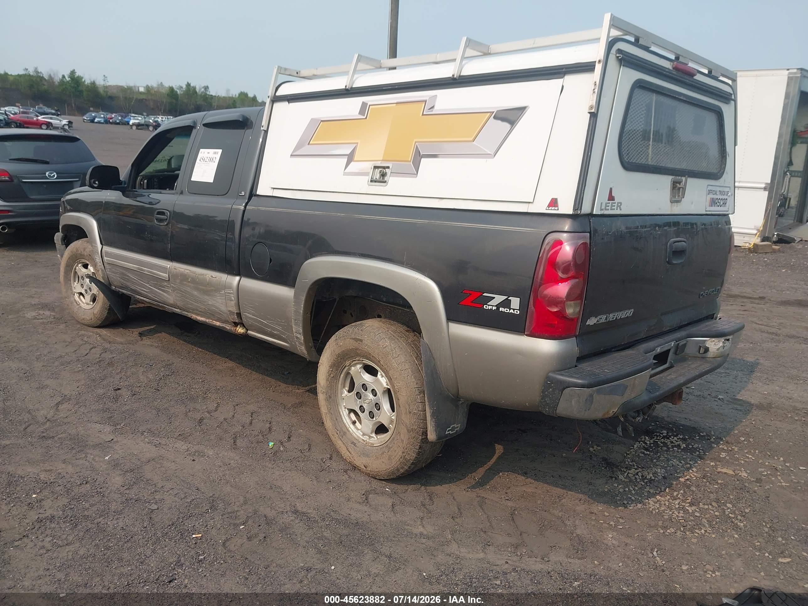 2003 Chevrolet Silverado 1500 Ls Black vin: 2GCEK19V831239700