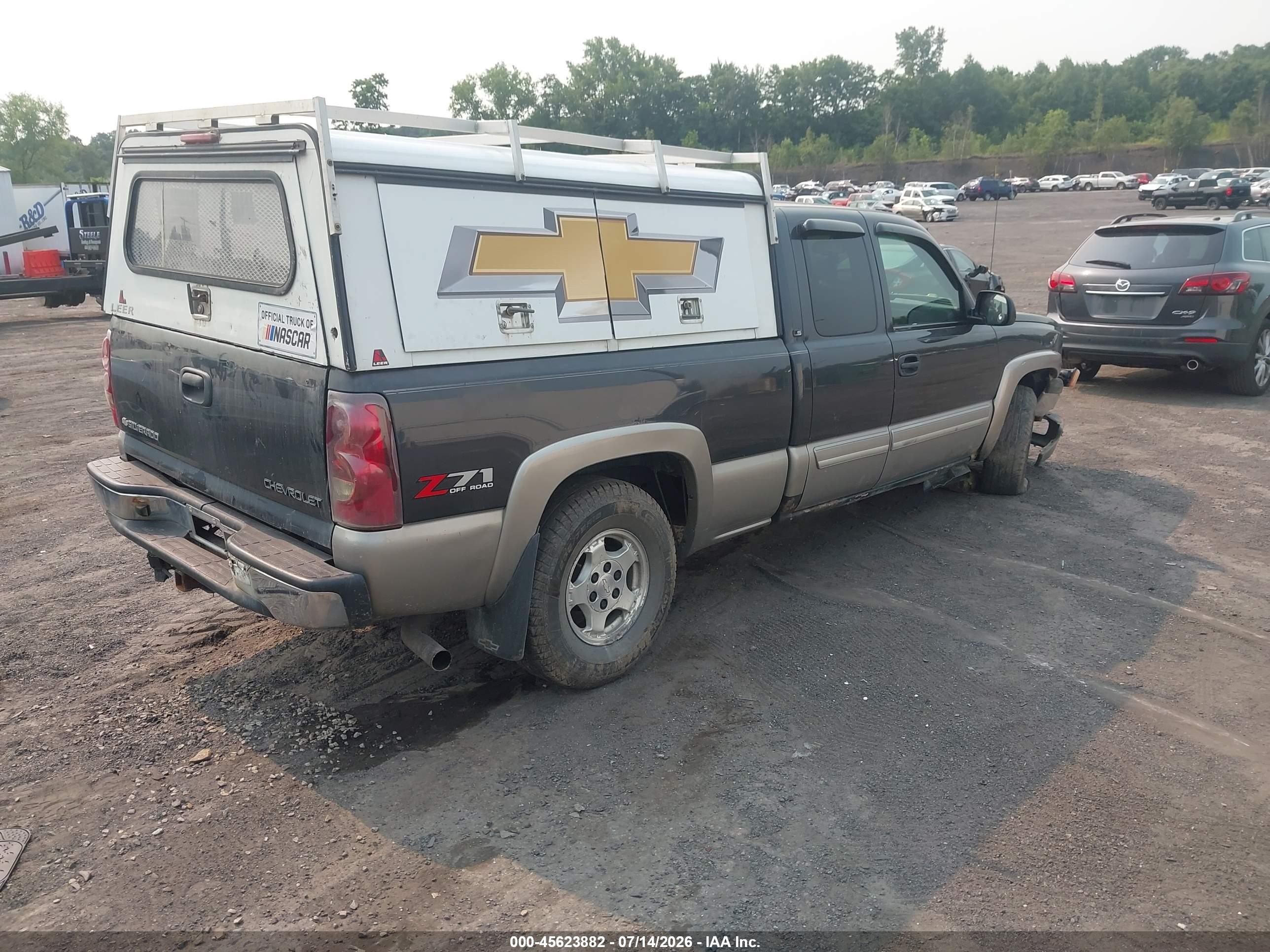 2003 Chevrolet Silverado 1500 Ls Black vin: 2GCEK19V831239700