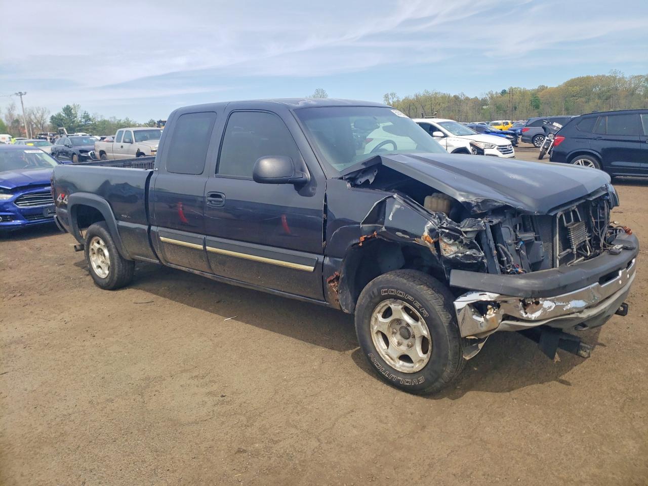 2003 Chevrolet Silverado K1500 Gray vin: 2GCEK19V831378662
