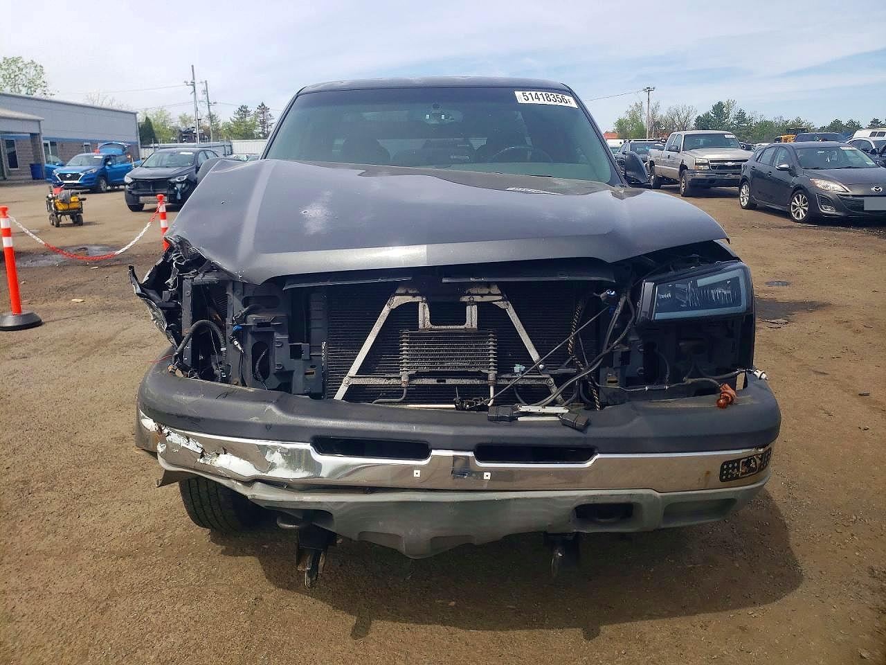 2003 Chevrolet Silverado K1500 Gray vin: 2GCEK19V831378662