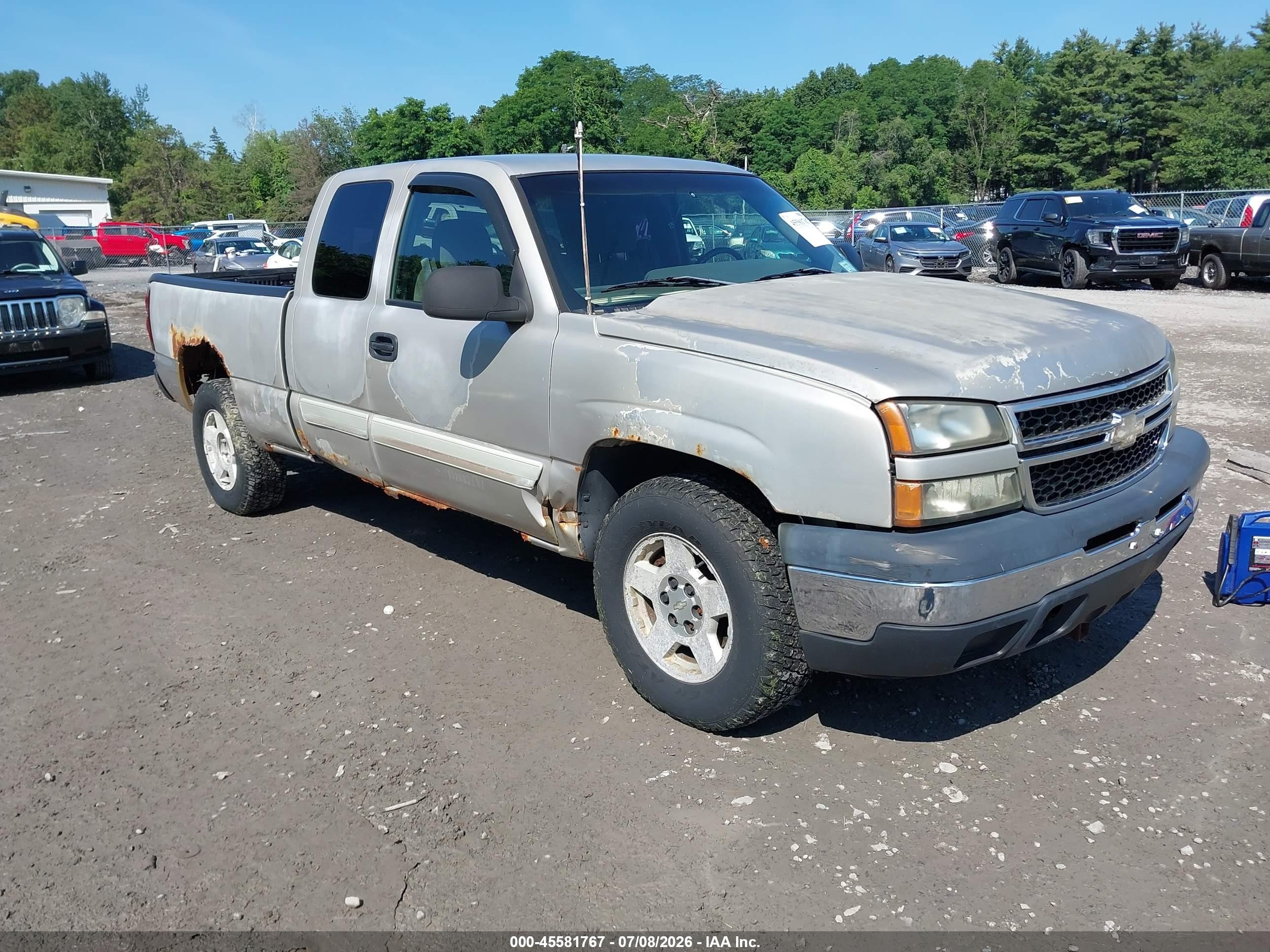 2006 Chevrolet Silverado 1500 Lt1 Gray vin: 2GCEK19V861310978