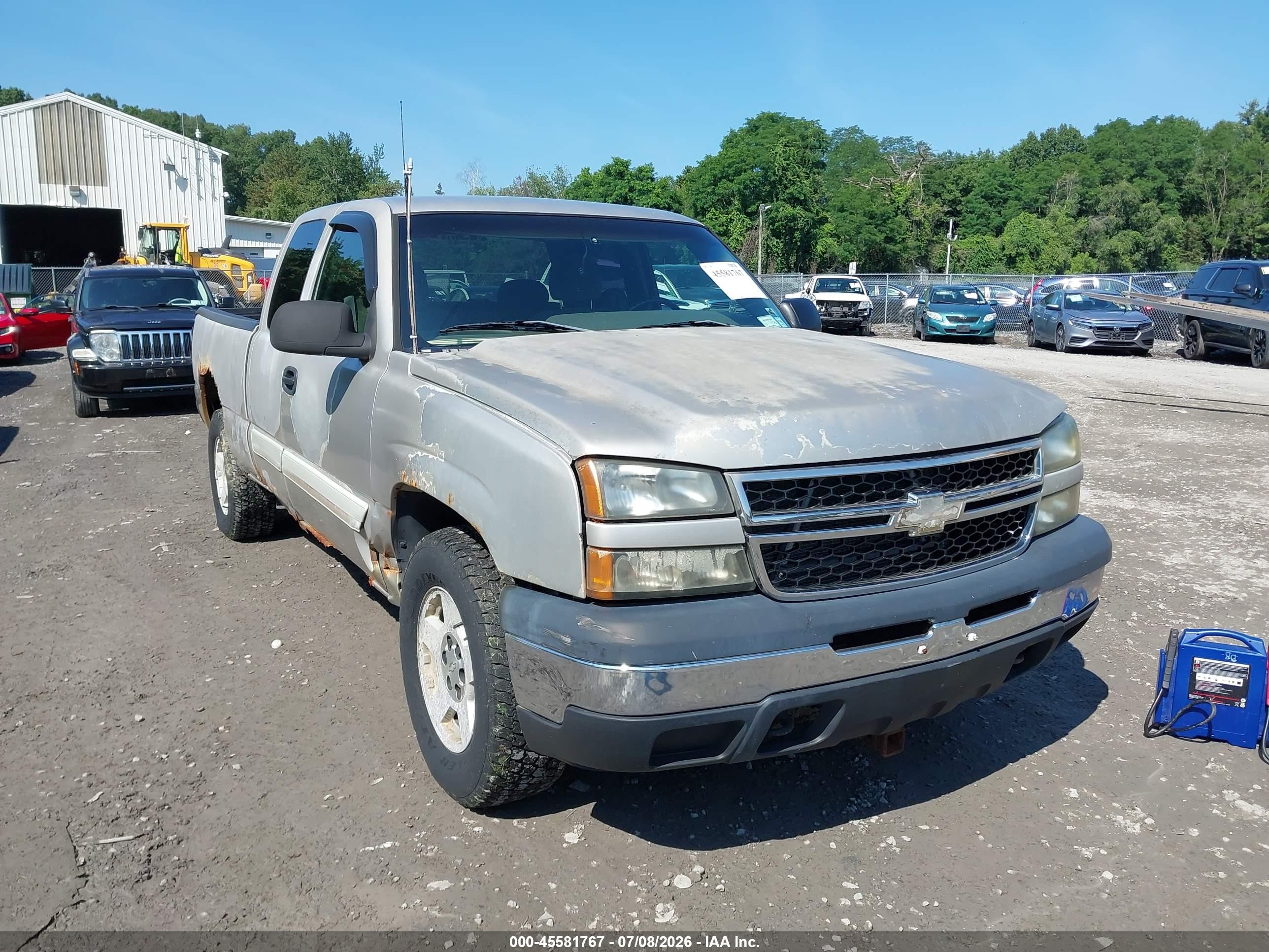 2006 Chevrolet Silverado 1500 Lt1 Gray vin: 2GCEK19V861310978