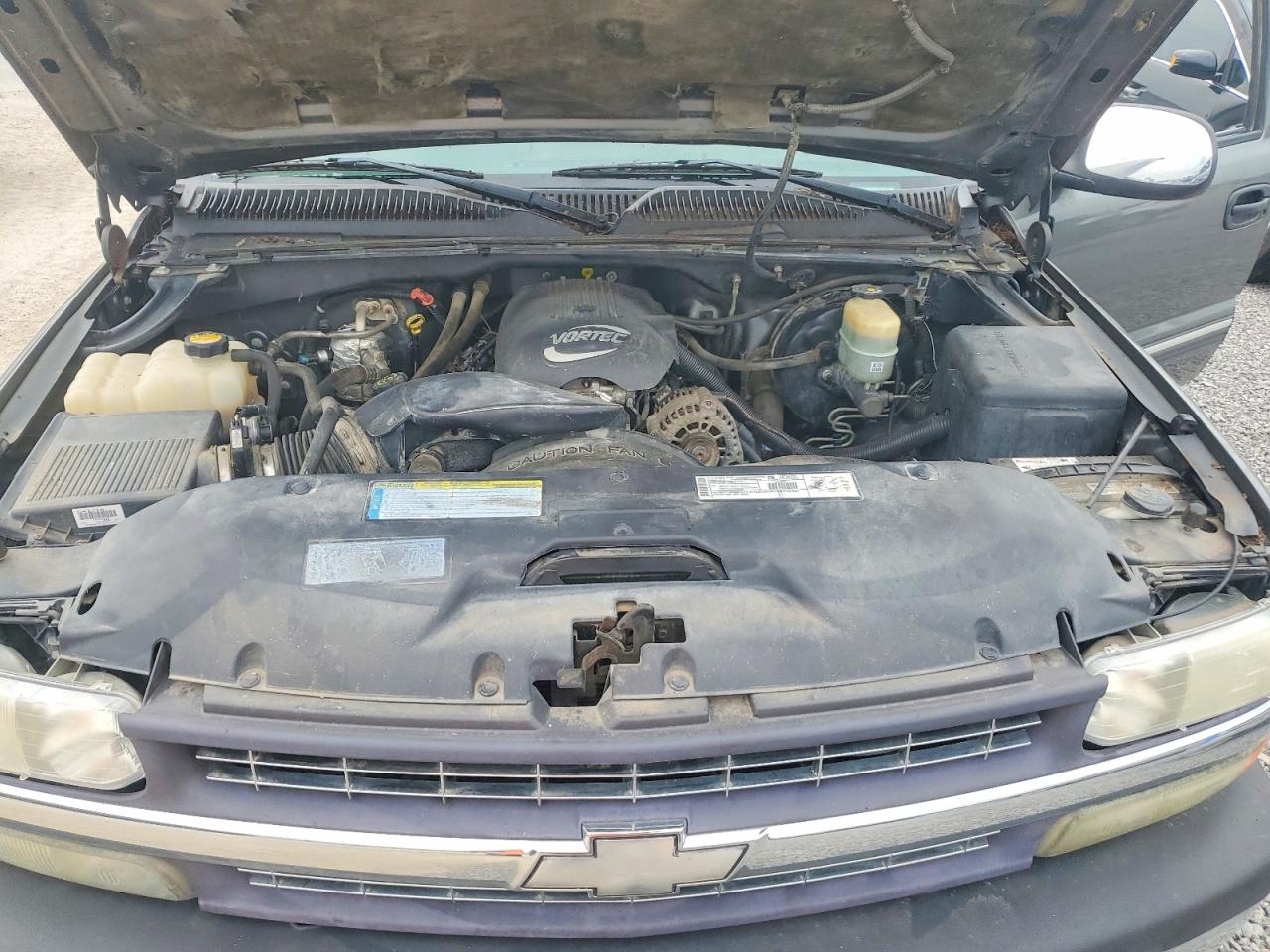 2001 Chevrolet Silverado K1500 Gray vin: 2GCEK19V911352374