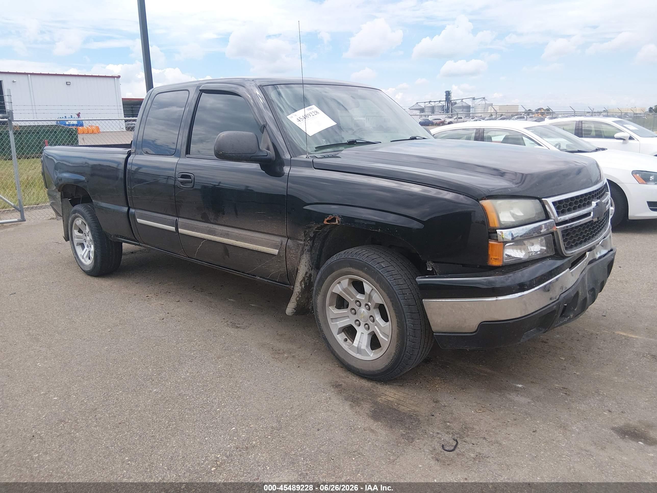 2006 Chevrolet Silverado 1500 Lt1 Black vin: 2GCEK19V961262567