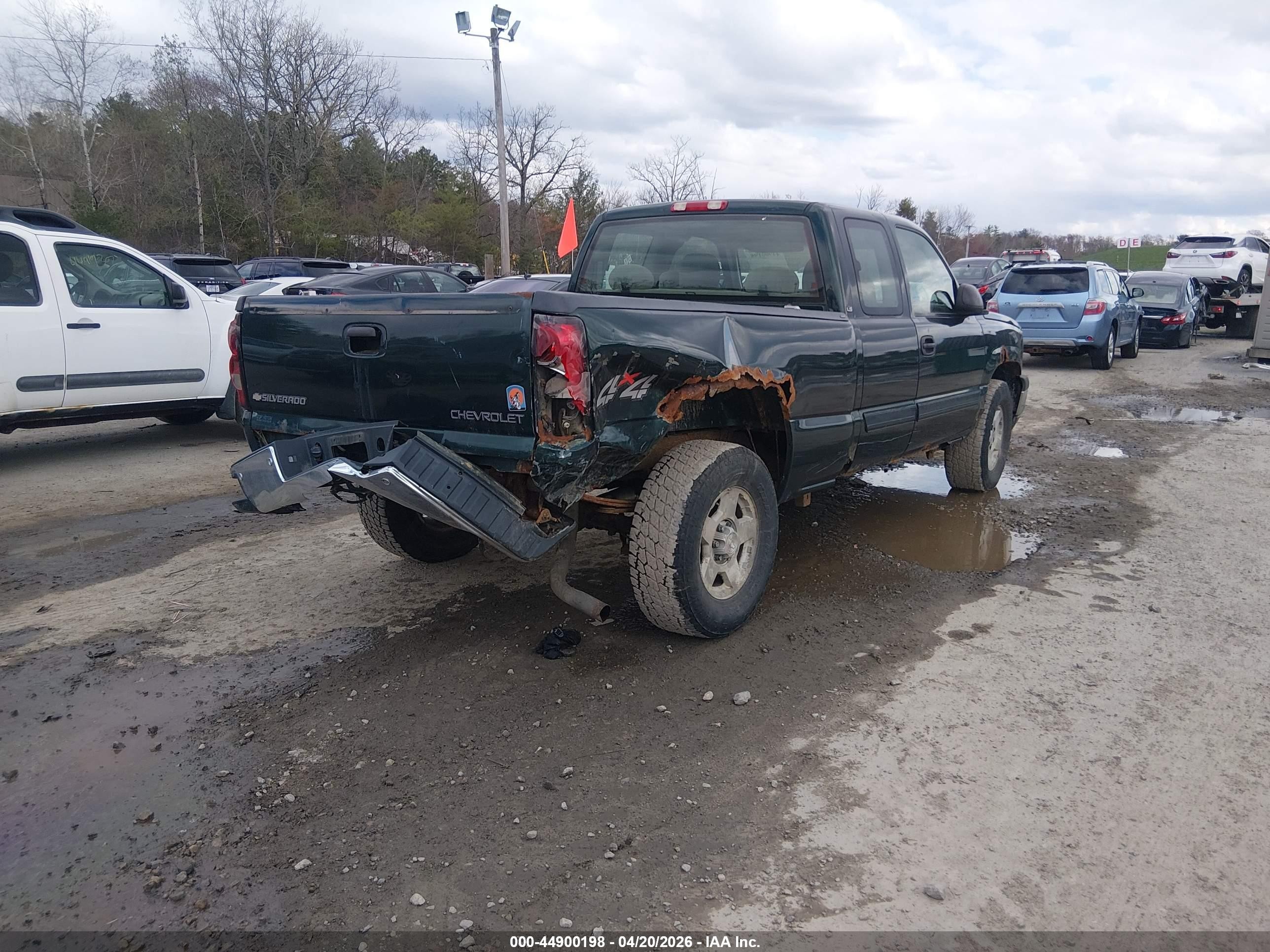 2005 Chevrolet Silverado 1500 Ls Green vin: 2GCEK19VX51263726