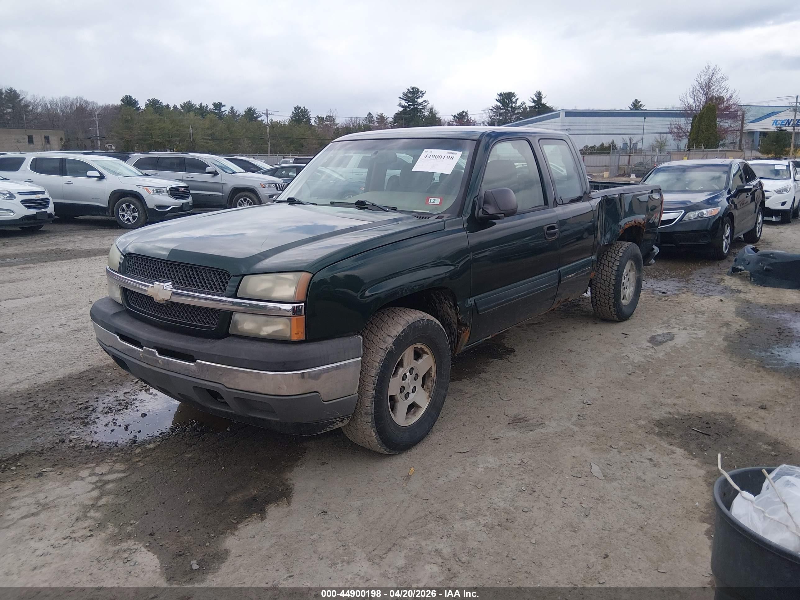2005 Chevrolet Silverado 1500 Ls Green vin: 2GCEK19VX51263726
