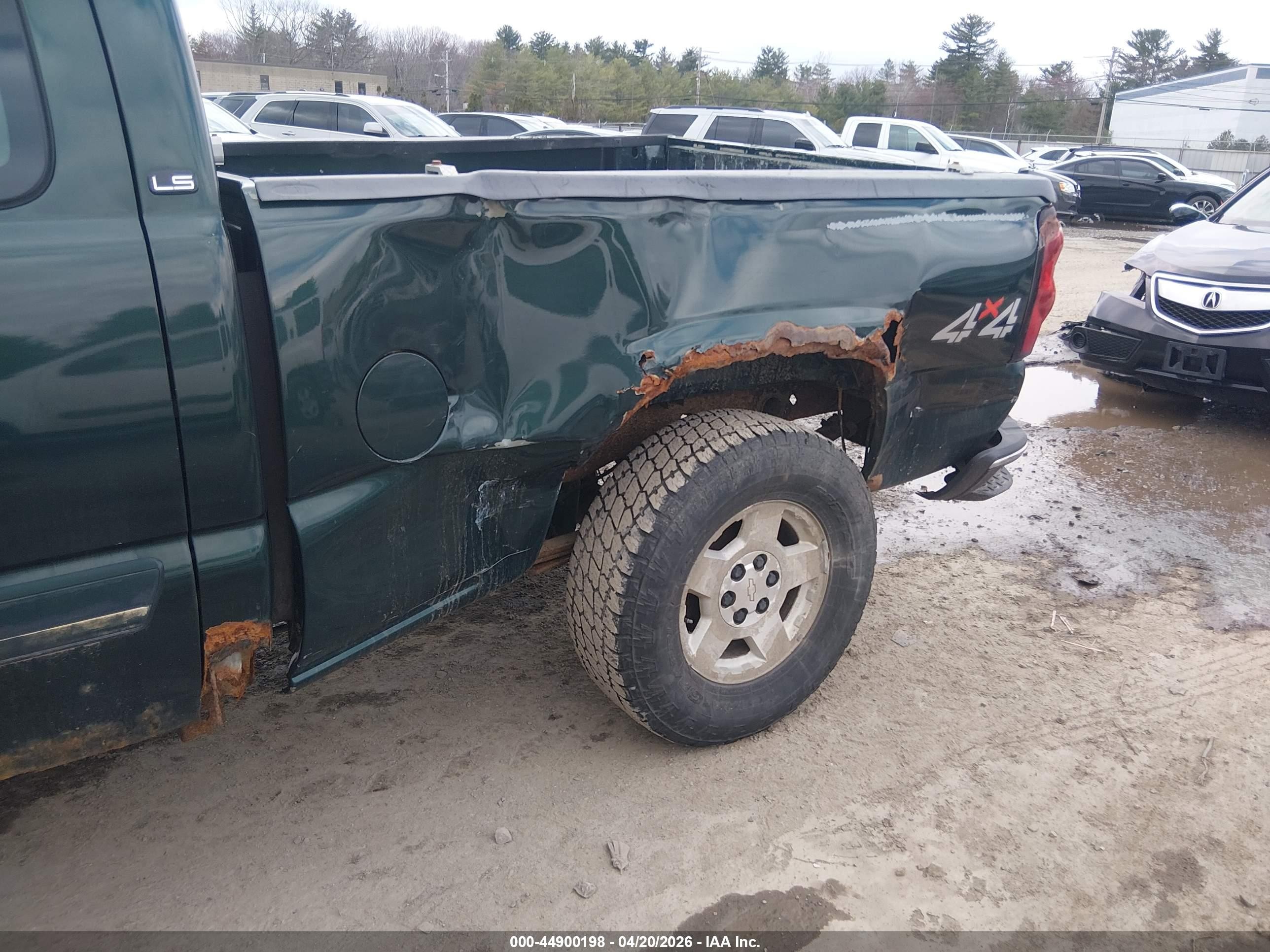 2005 Chevrolet Silverado 1500 Ls Green vin: 2GCEK19VX51263726