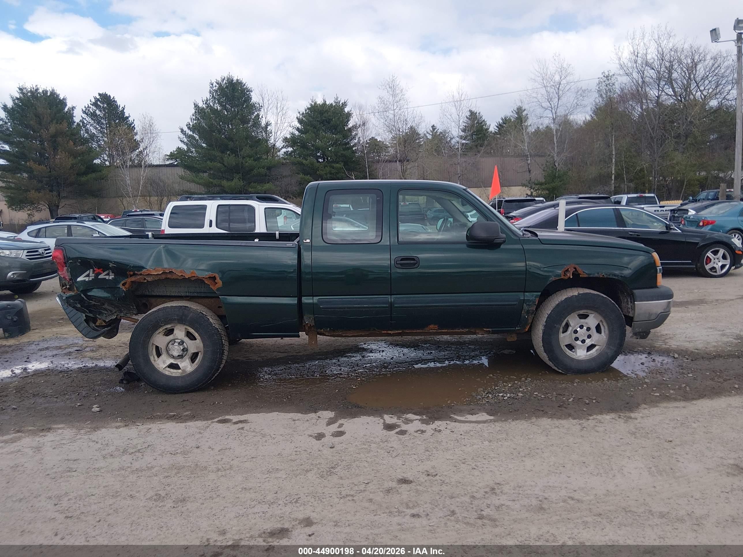 2005 Chevrolet Silverado 1500 Ls Green vin: 2GCEK19VX51263726